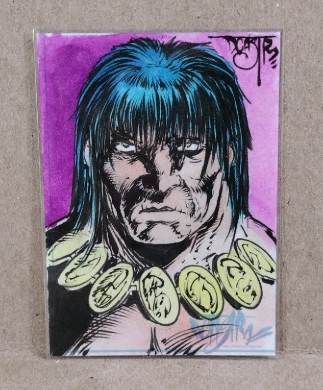 Dave Castr Crusin (2025) OAC Sketch Card W Original Marvel Conan Art 