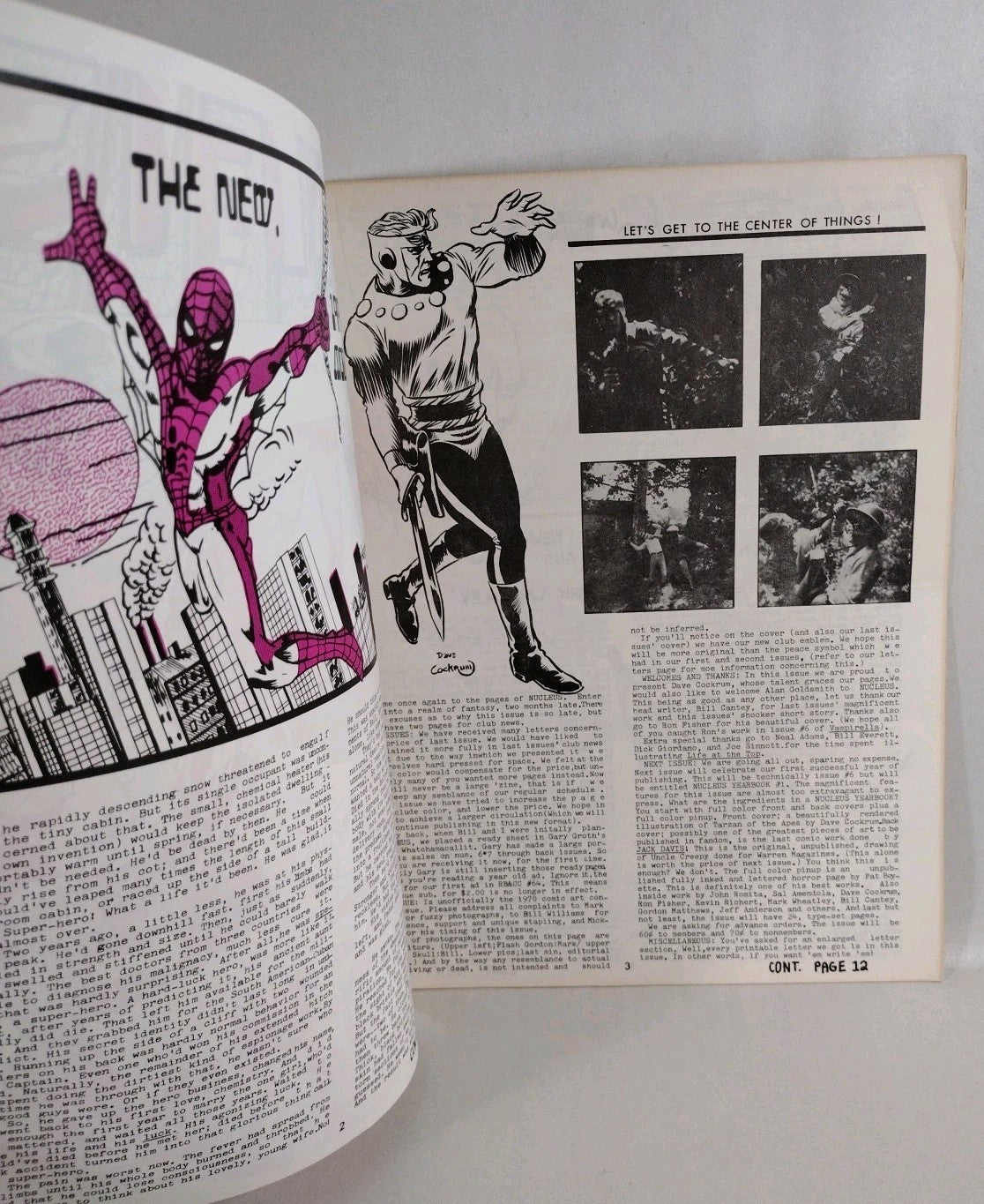 NUCLEUS Fanzine #5 (1970) Mark Wheatley 12 Pg Self Publication Good Condition 