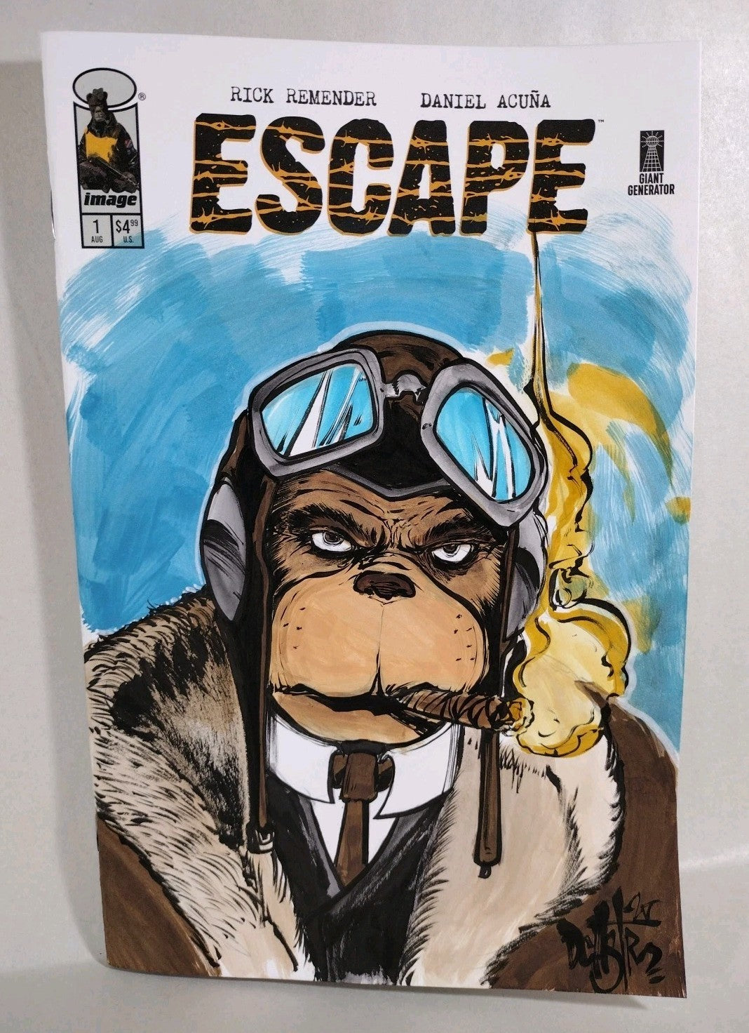 Escape #1 (2025) Image Comic Sketch Cover Variant W Original Dave Castr Art