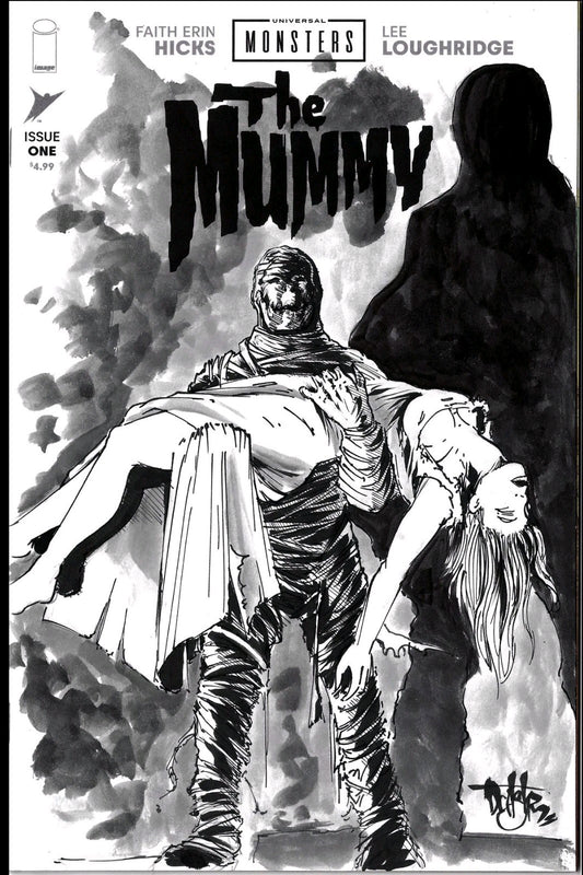 The Mummy #1 (2025) Image Comic Sketch Variant Cover W Original Dave Castr Art 