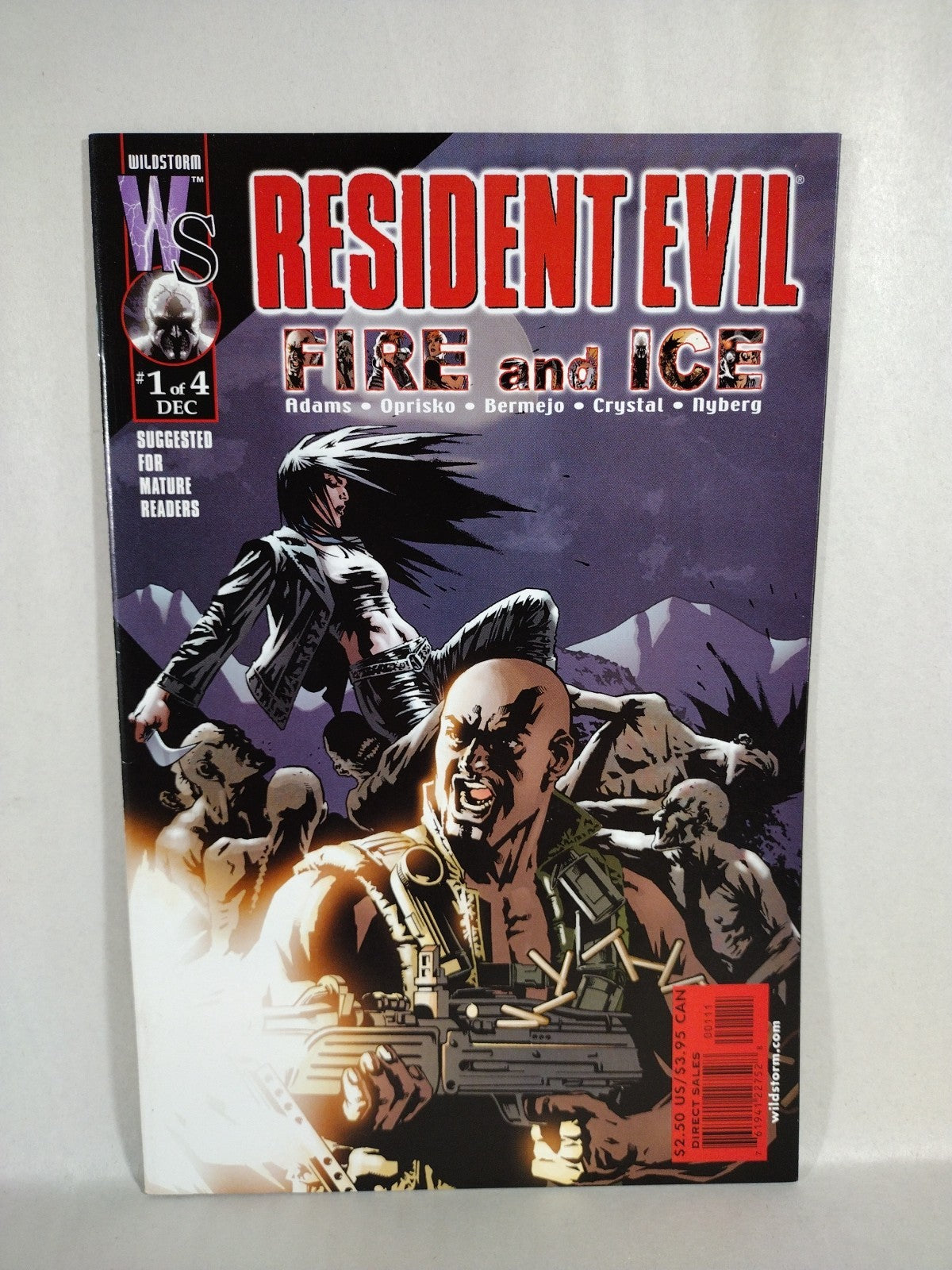 Resident Evil Fire And Ice (2000) Wildstorm Comic Lot Set #1 2 3 Bermejo VF-NM