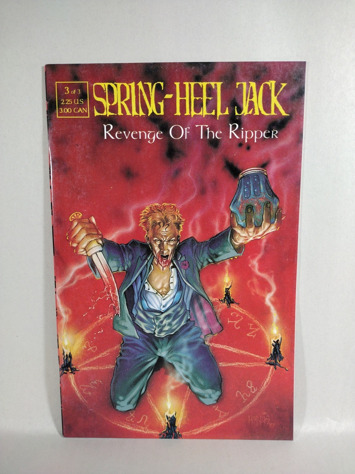 Spring Heel Jack  Revenge of the Ripper Full Set #1-3 REBEL STUDIOS 1993 VF