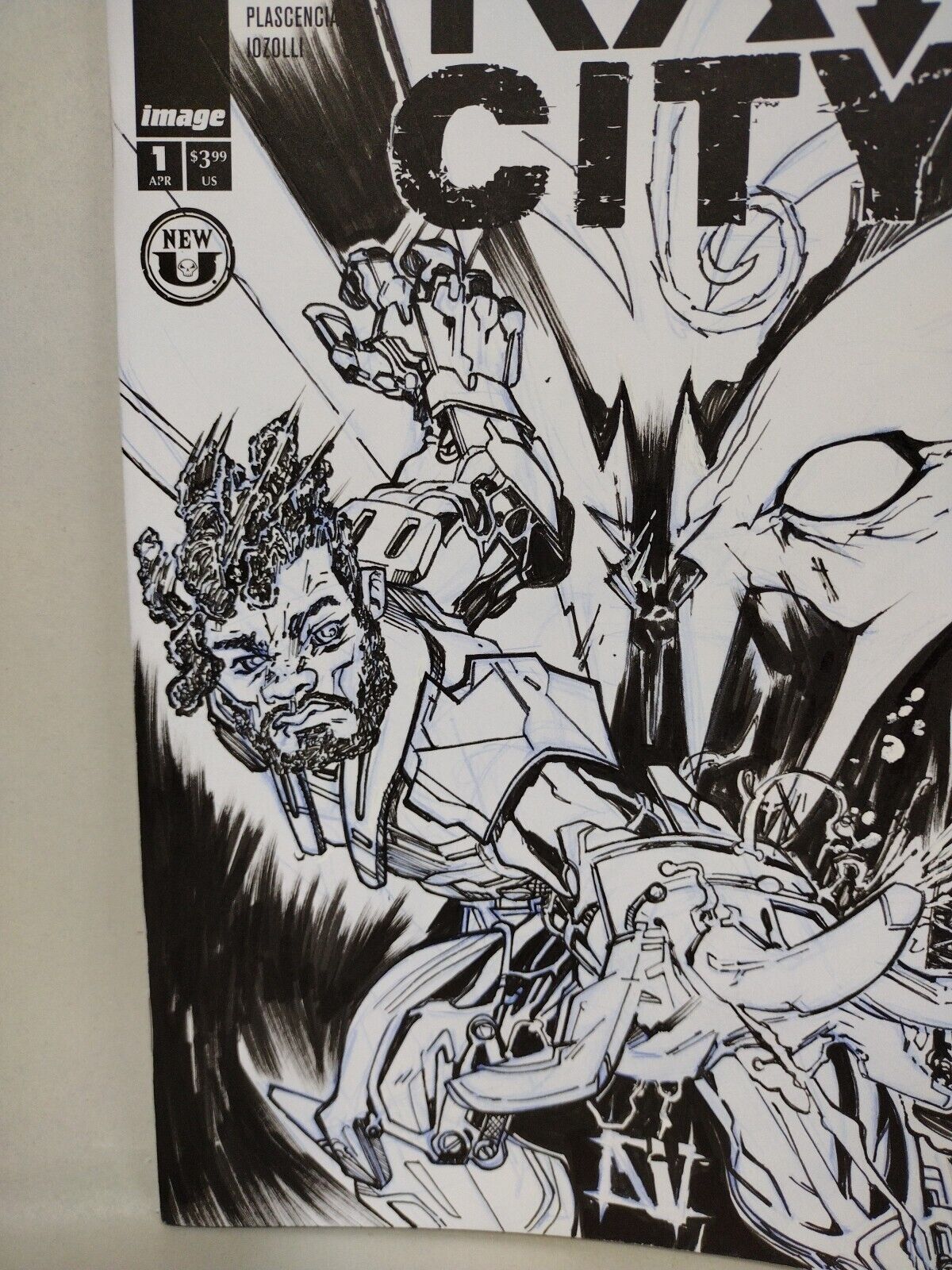 Rat City #1 (2024) Image Sketch Cover Spawn Universe Comic W Original JAG Art