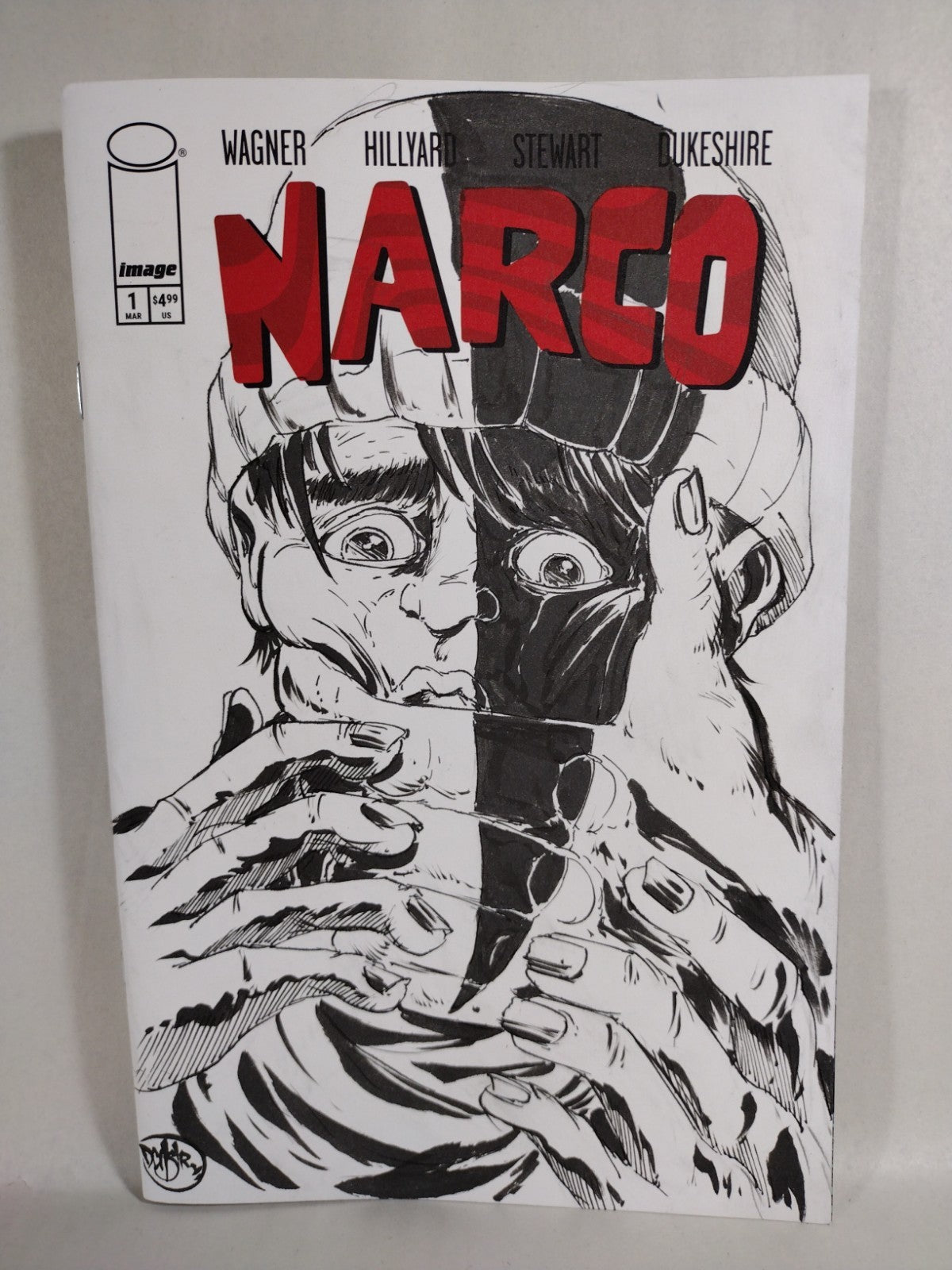 Narco #1 (2026) Image Comic Sketch Cover Variant W Original Dave Castr Art