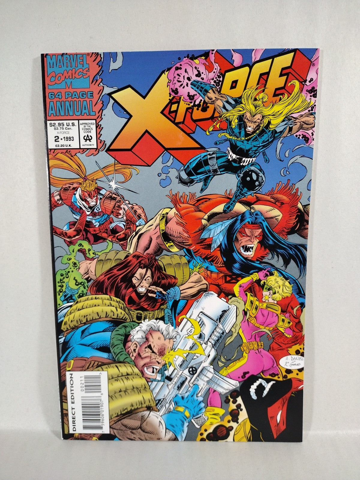 X-Force Marvel Comic Annual #1 2 3 4 5 6 (1992-1997) W Trading Card VF-NM