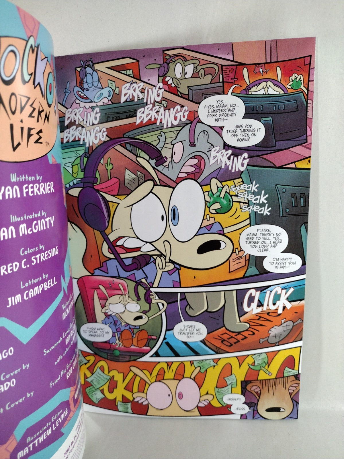 Rocko's Modern Life #1 (2017) Boom Studios Blank Sketch Variant Cover Comic NM