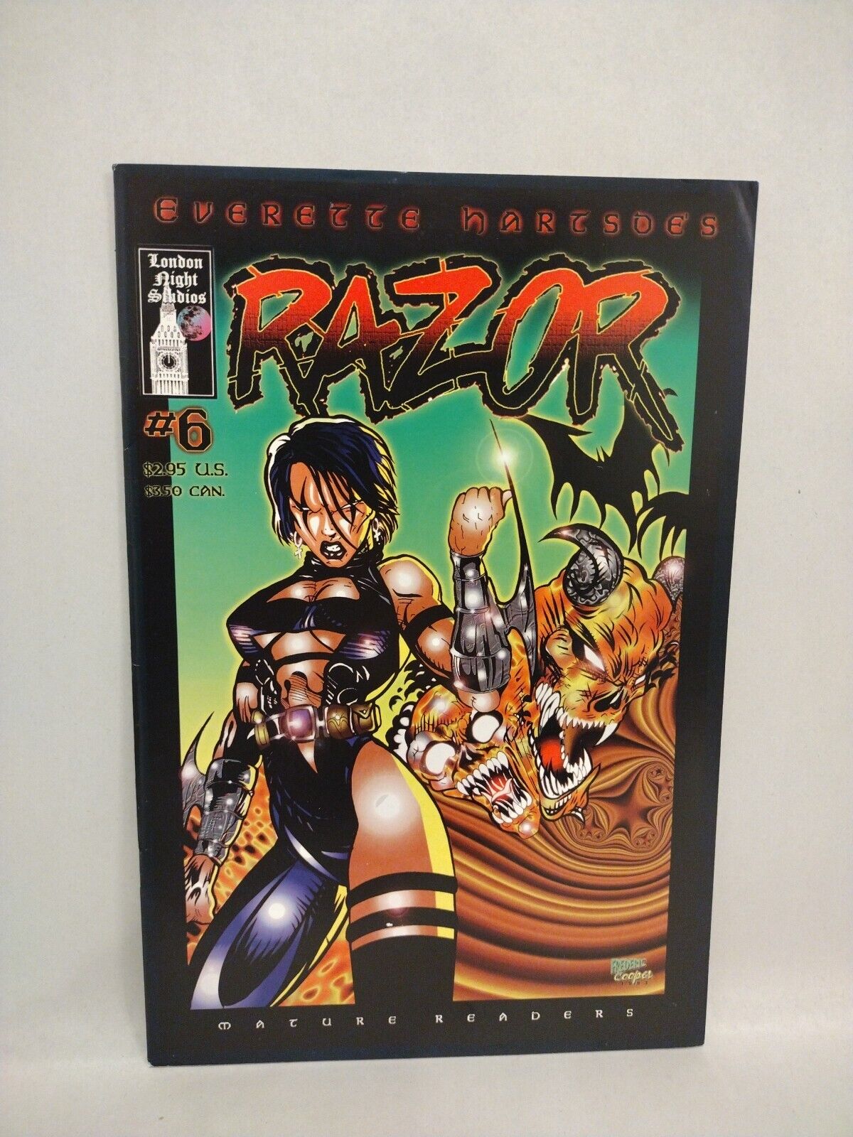 Razor (1994) London Night Studios #6 7 8 9 10 Comic Lot Set VF-NM