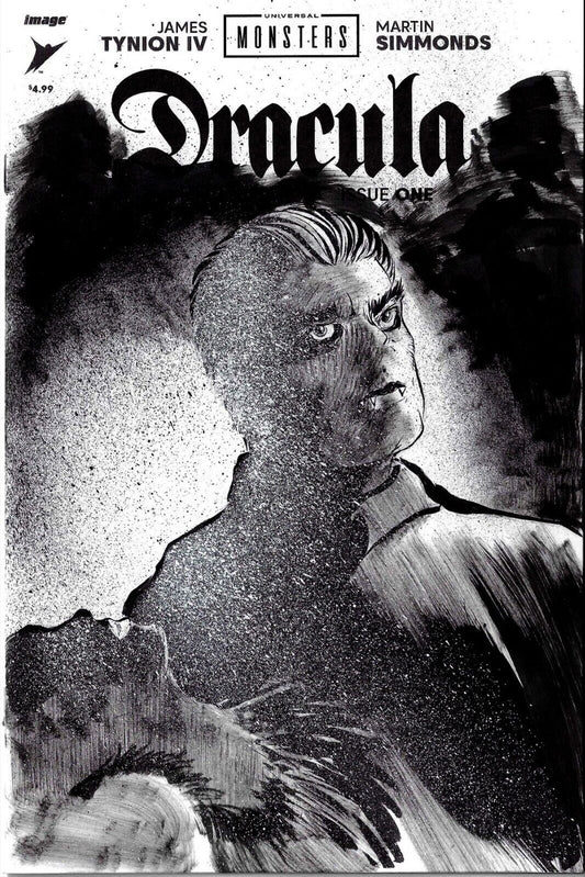 Universal Monsters DRACULA #1 (2023) Image Comics Sketch Variant W Original Art 