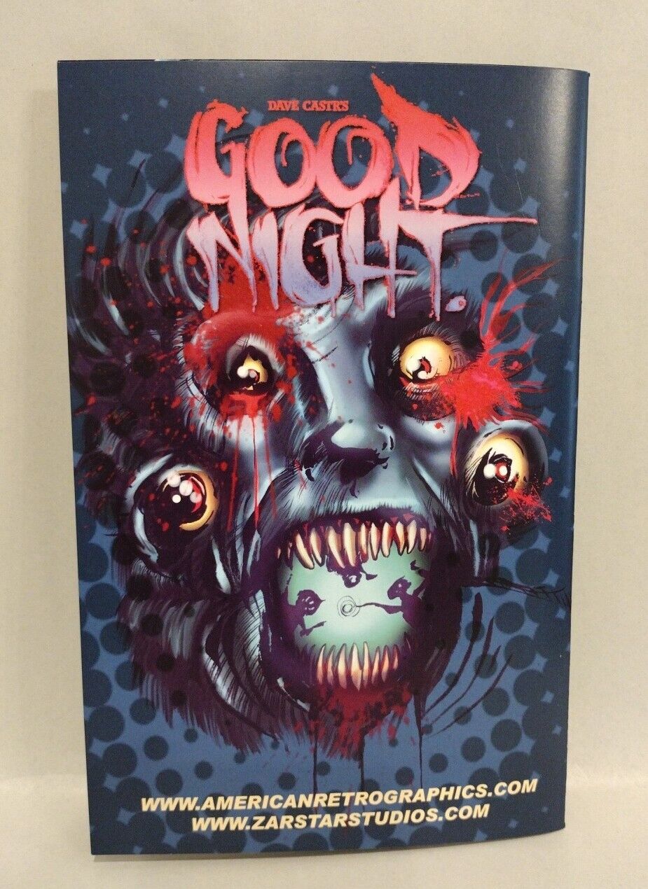 Dave Castr's Good Night #1 Blank Variant ARG Comic w Original Vampire Art COA