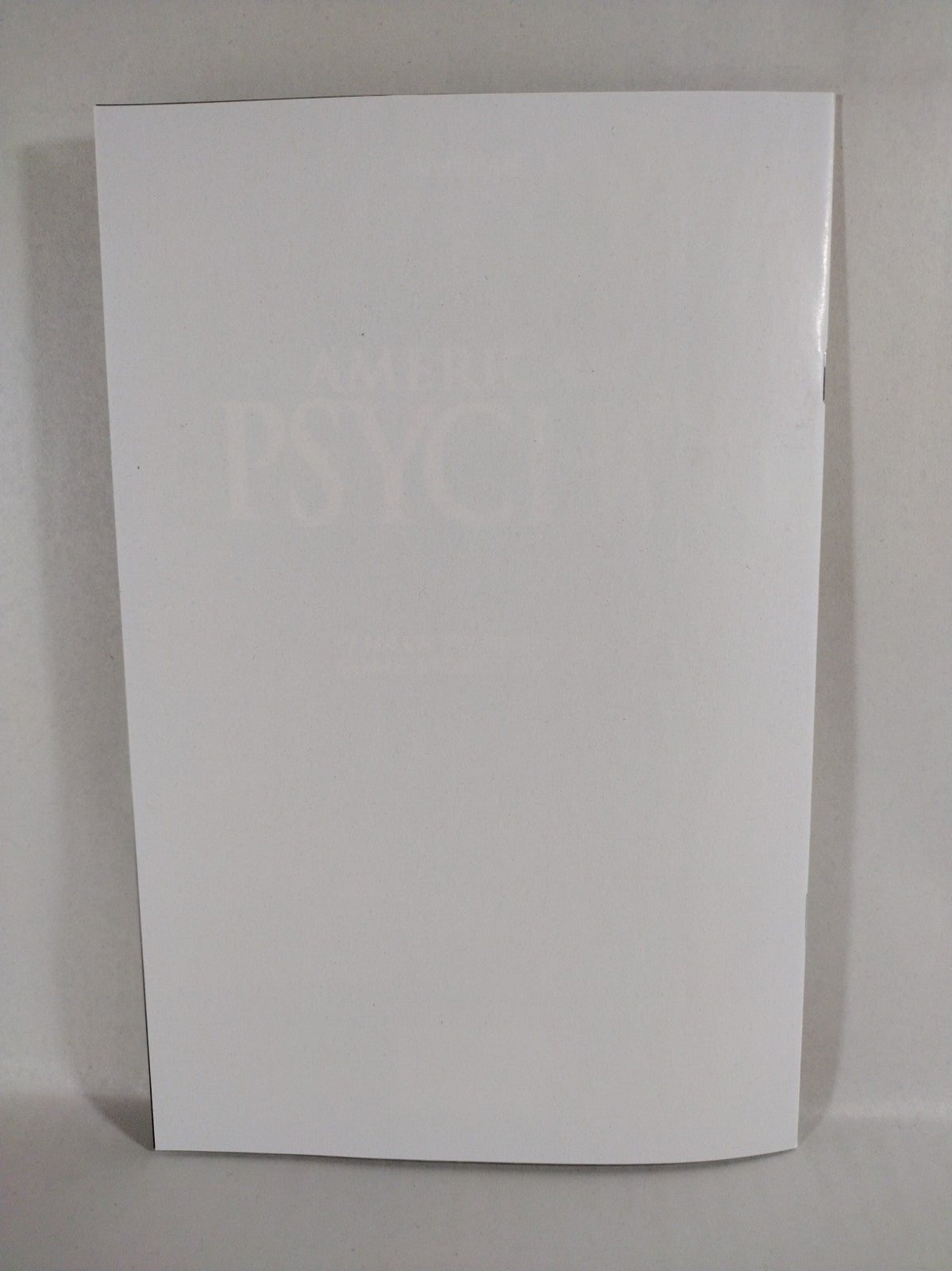 American Psycho #1 (2023) Sumerian Blank Sketch Cover Variant Comic New NM
