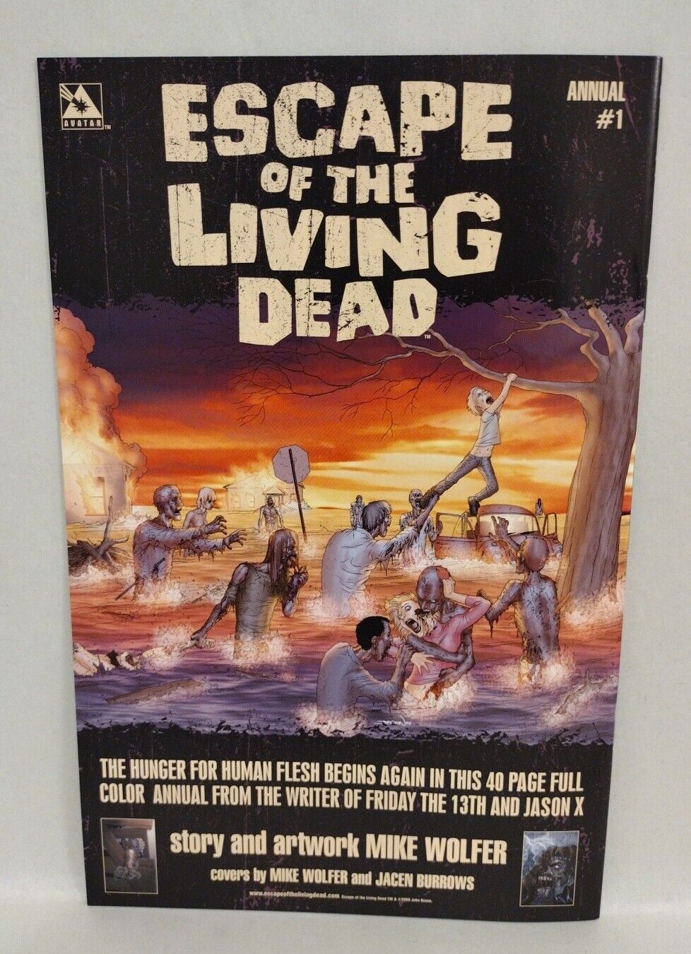 Escape Of The Living Dead Airborne (2006) 1 2 3 Complete Avatar Comic Miniseries