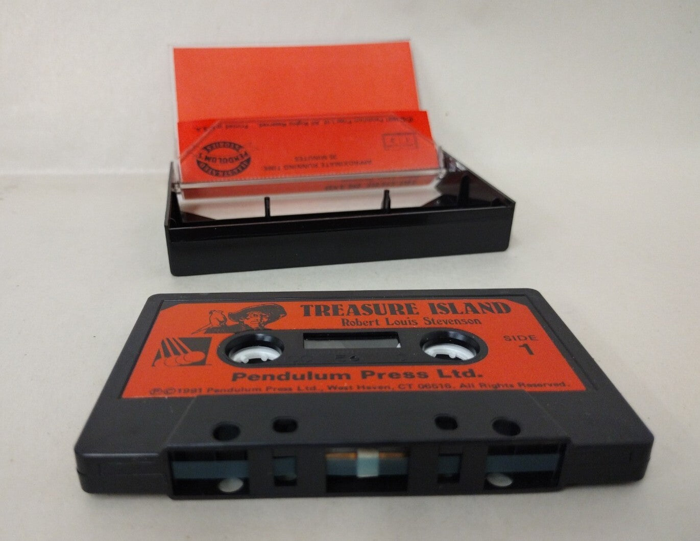 Treasure Island (1991) Pendulum Press Cassette W Piracy Booklet + Postcards