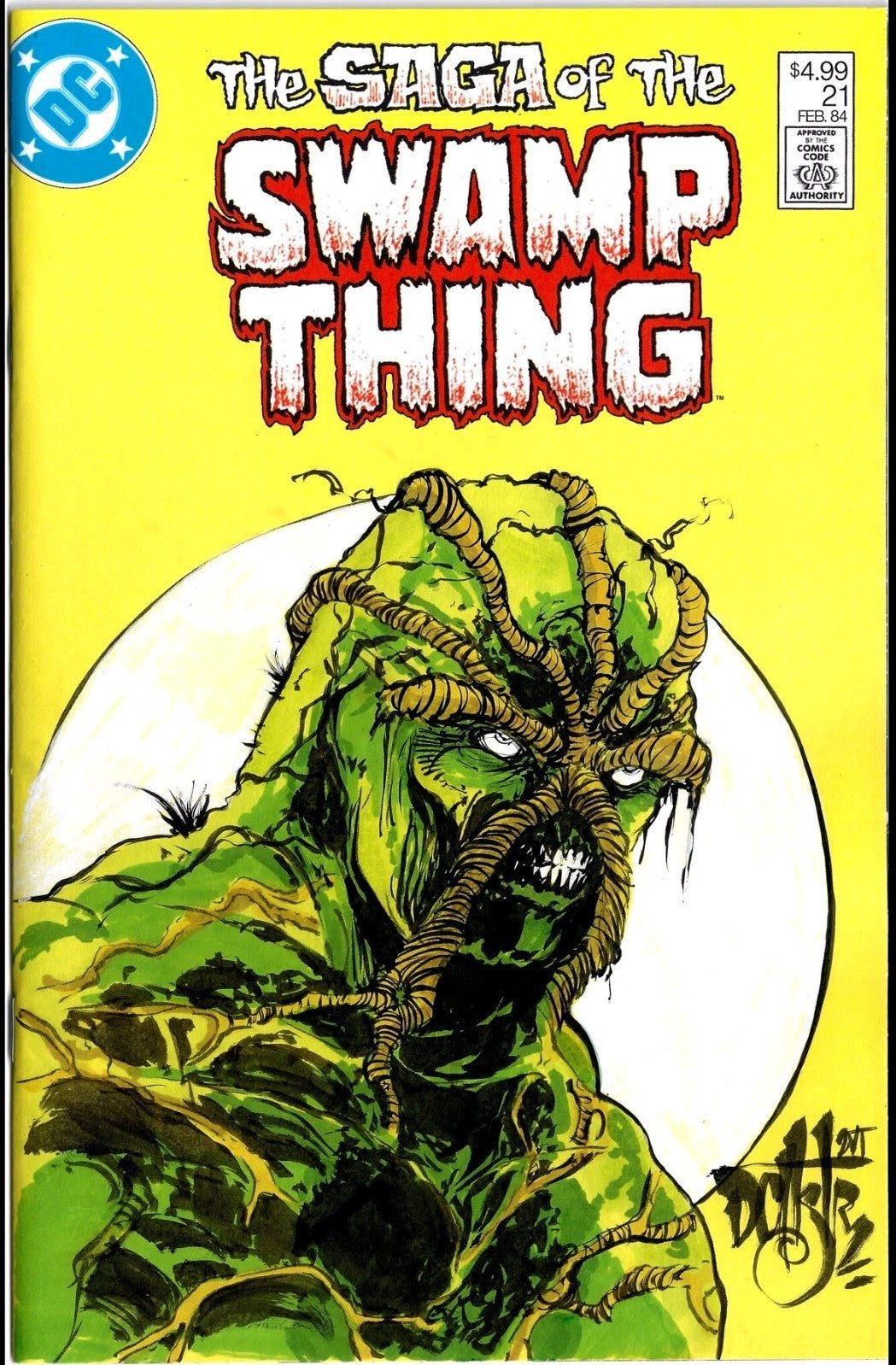 Saga Of Swamp Thing #21 (2026) DC Facsimile Sketch Cover W Original DCastr Art