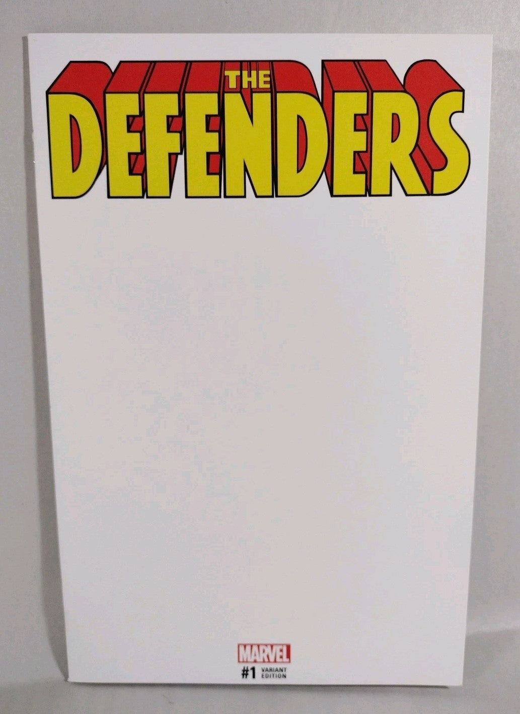 DEFENDERS #1 (2017) Marvel Comic Blank Sketch Variant Cover New NM
