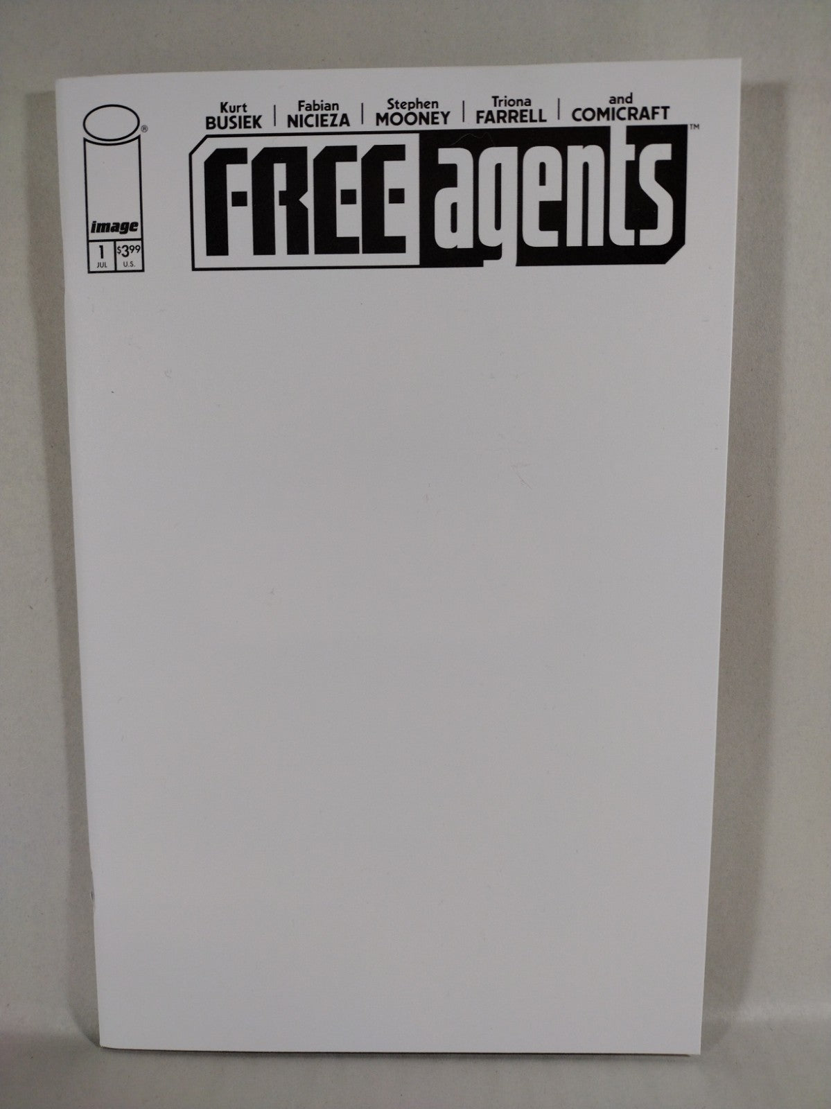 Free Agents 1 (2024) Image Comic Busiek Nicieza Blank Sketch Variant Cover NM