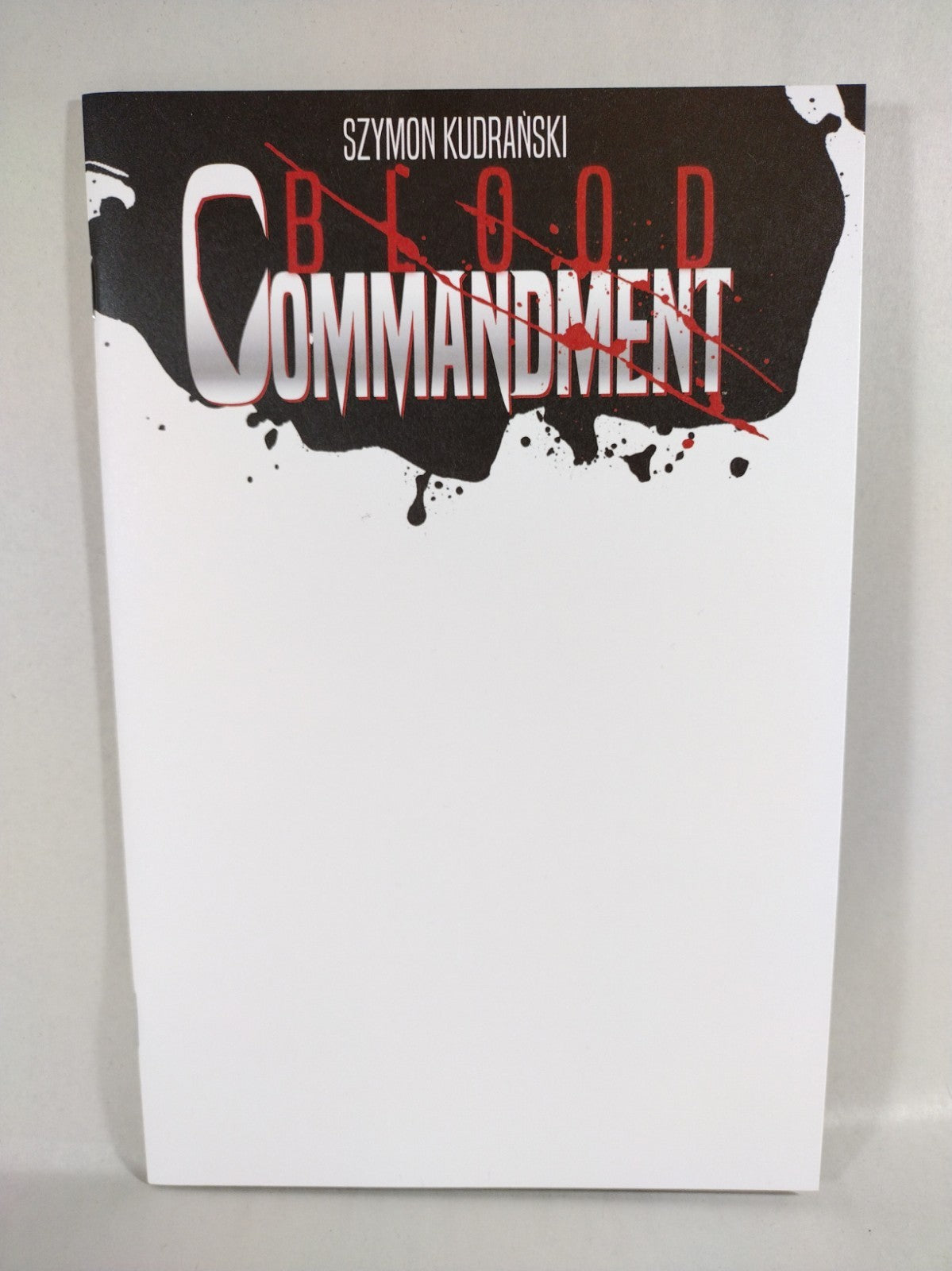Blood Commandment #1 (2023) Image Comic  Blank Sketch Variant Cover E New NM