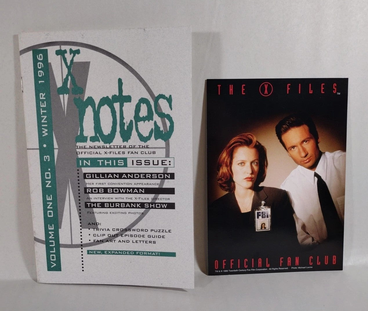 X-Files (1995) X-Phile Fan Club Exclusive Newsletters #6 7 8 9 11 + X-Notes #3 4