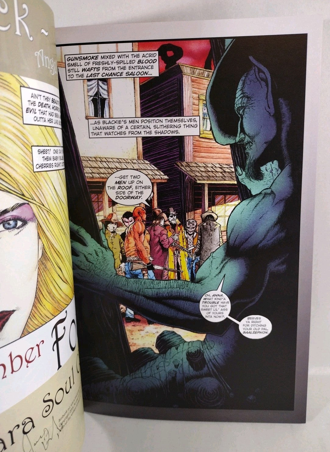 Gunfighters In Hell: Sinbuck #4 (2014) Angel Eyes Signed Joe Tim Vigil VF-NM