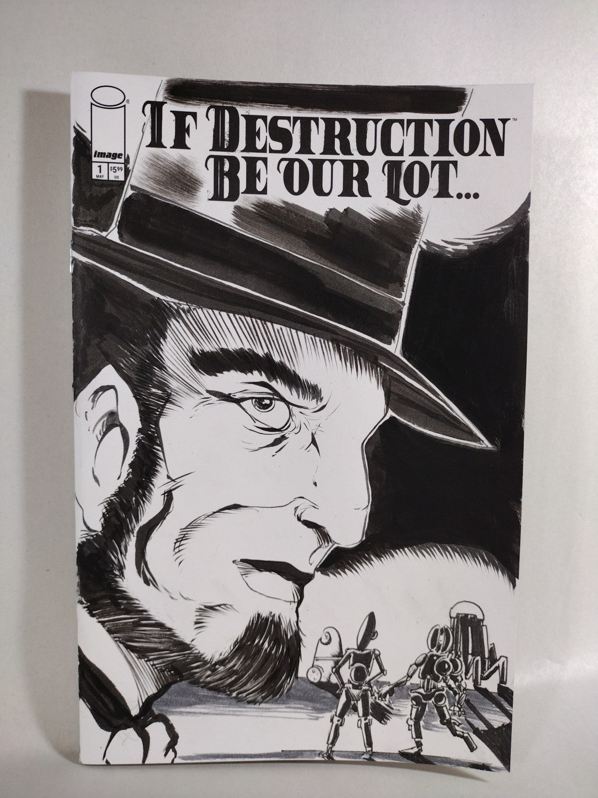 If Destruction Be Our Lot #1 2026 Image Comic Sketch Cover W Original DCastr Art