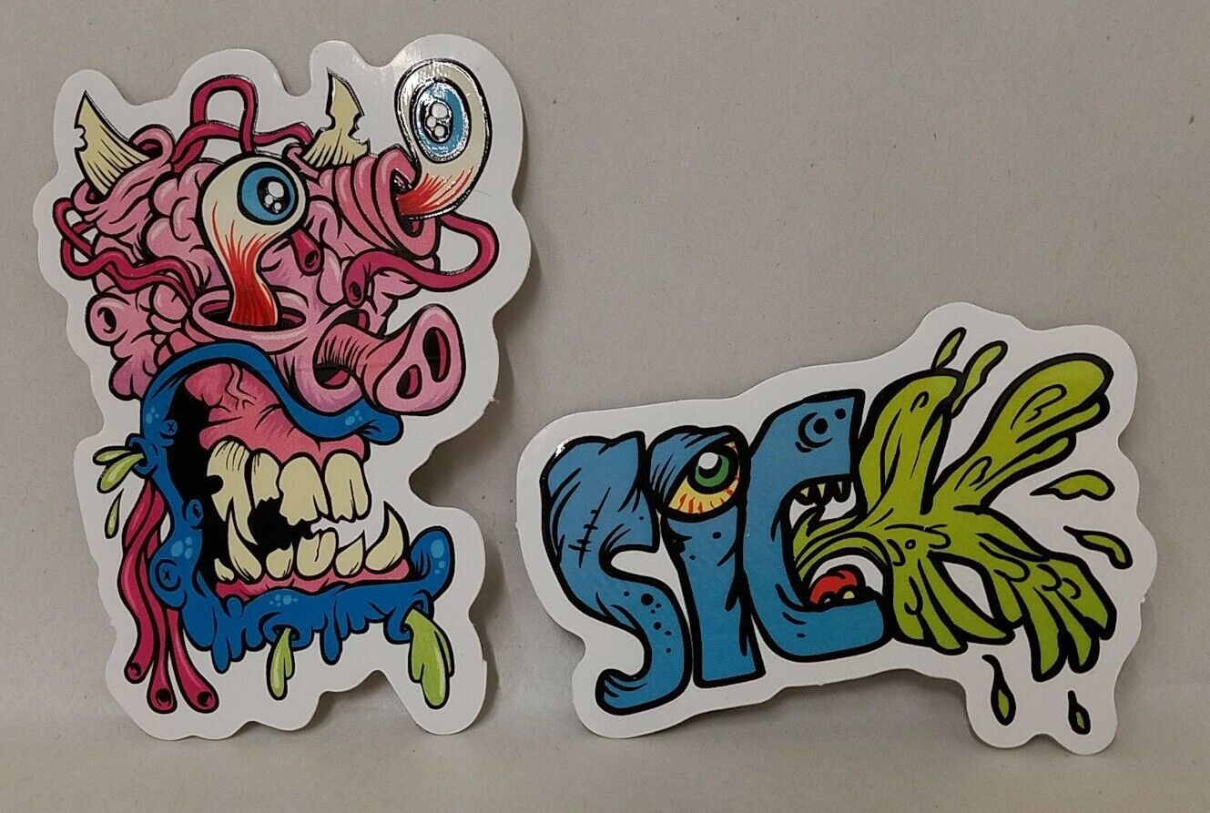 Dave Savage Monsters Fun Pack Stickers Trading Cards