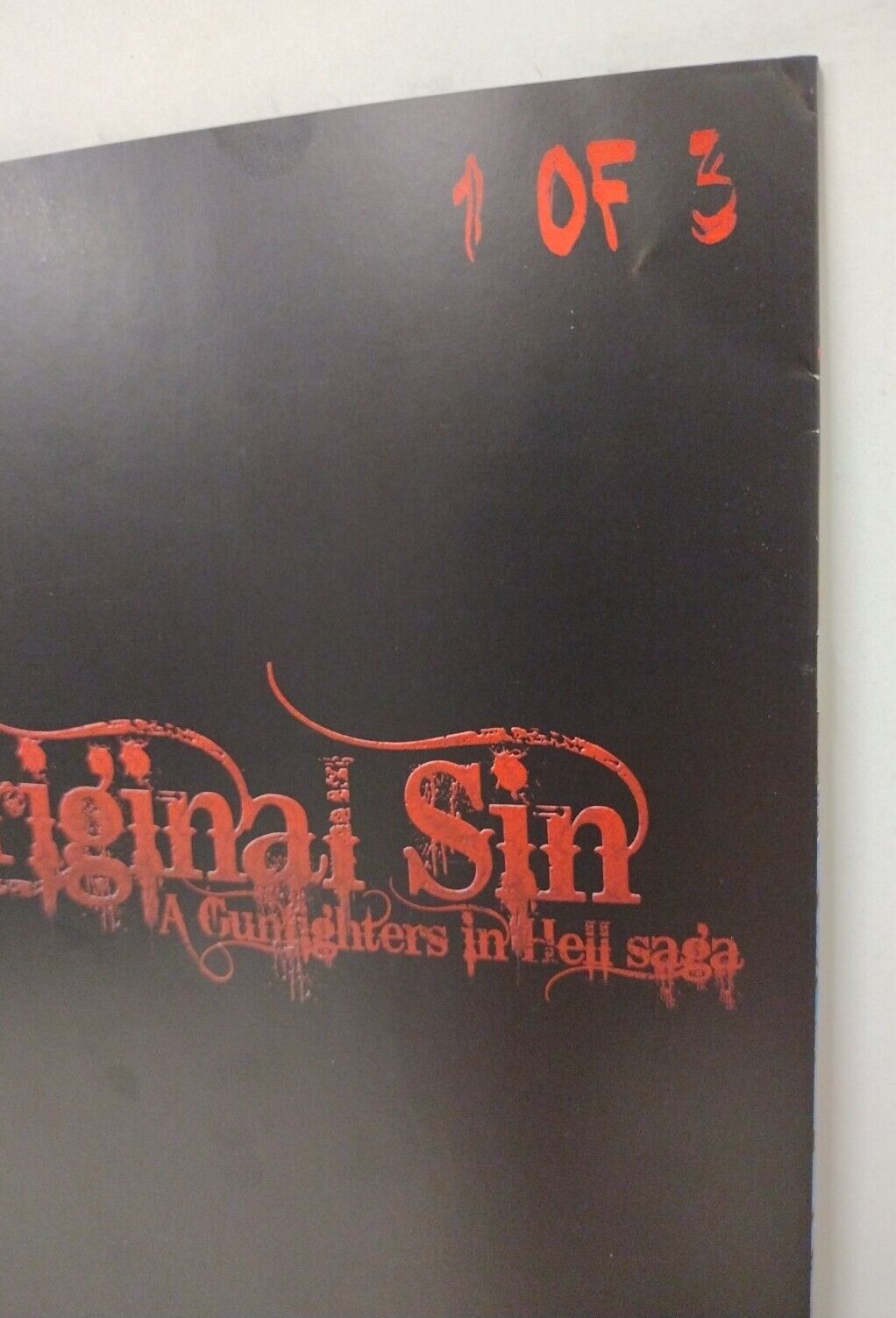 Gun Fighter In Hell Original Sin #1  (2013) Metal Cover Variant Signed Joe Vigil