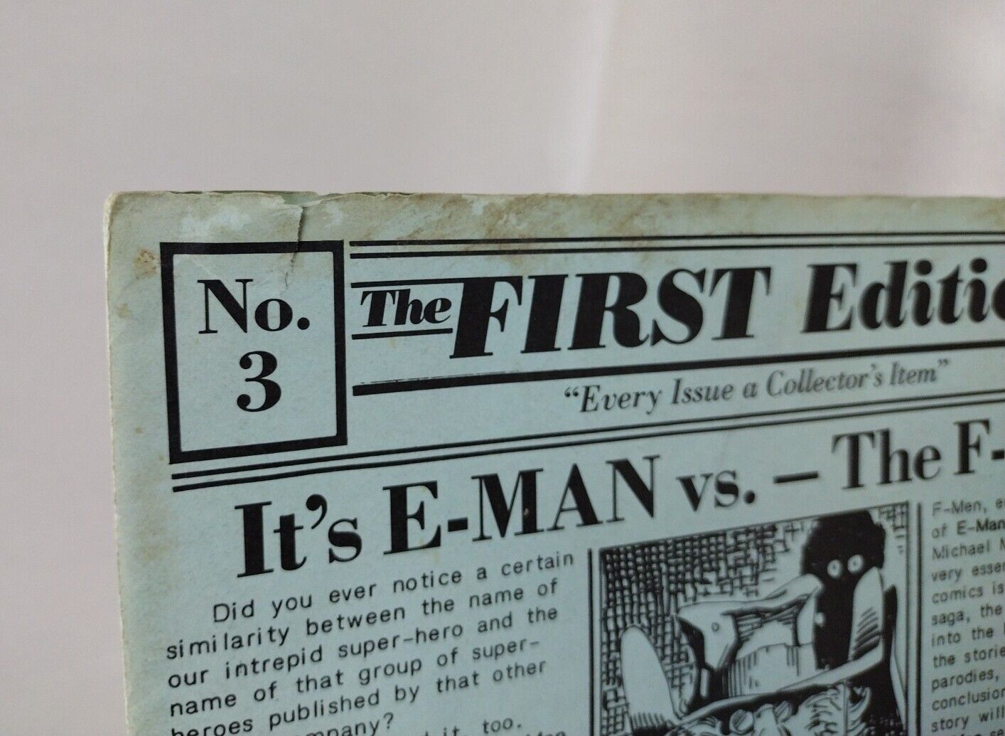 The First Edition #3 (1982) First Comics Newsletter E-Man Prince Chaos Rare