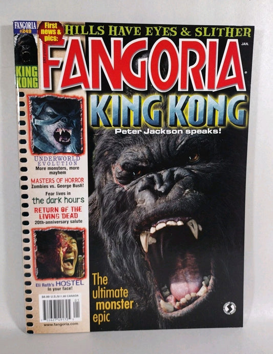 FANGORIA Magazine #249 (2006) King Kong Return Of The Living Dead Hostel VF