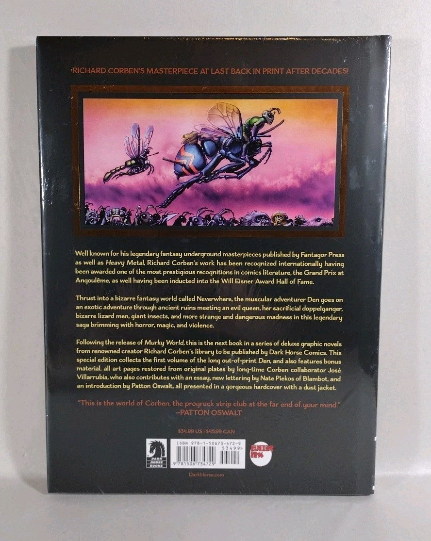 DEN Vol 1 RICHARD CORBEN Dark Horse 2023 HC with Dust Jacket New Sealed