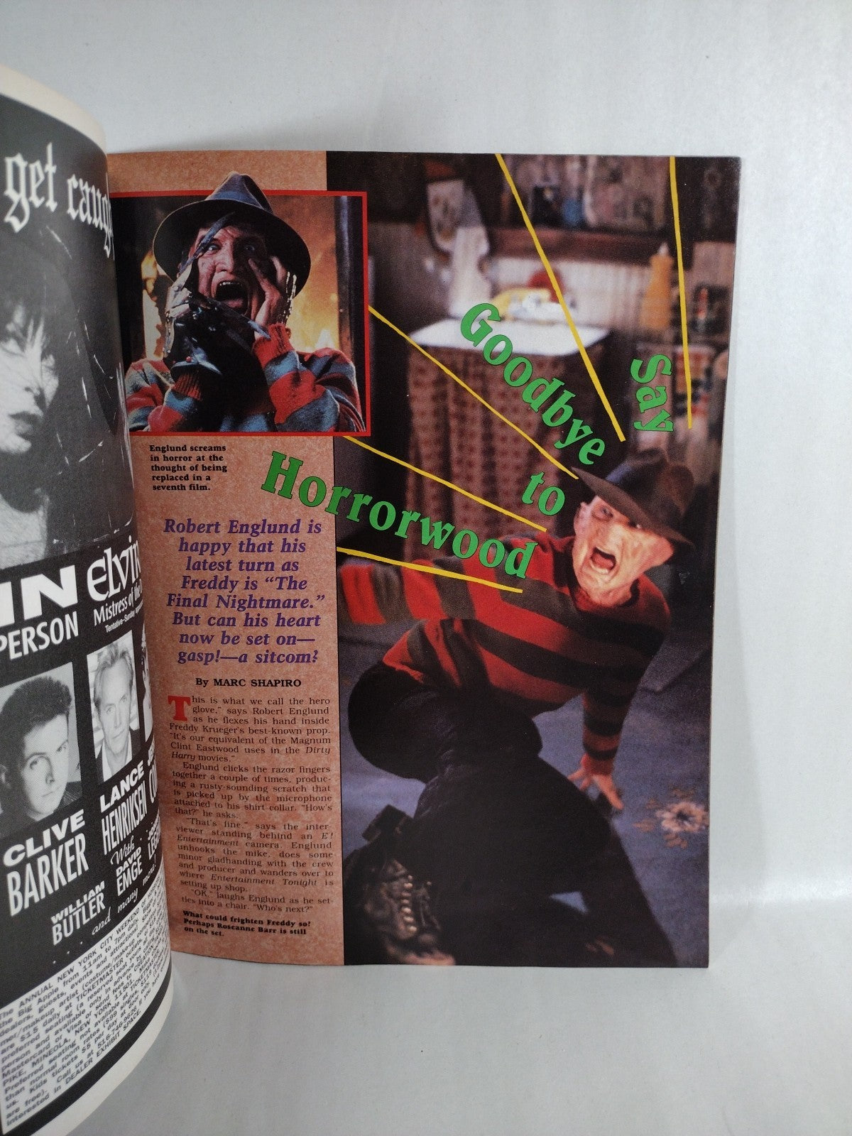 FANGORIA Magazine #108 (1991) Freddy's Dead People Under The Stairs Evil Ernie