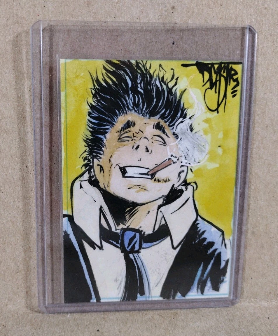Dave Castr Crusin (2025) OAC Sketch Card W Original Cowboy Bebop Spike Art ACEO