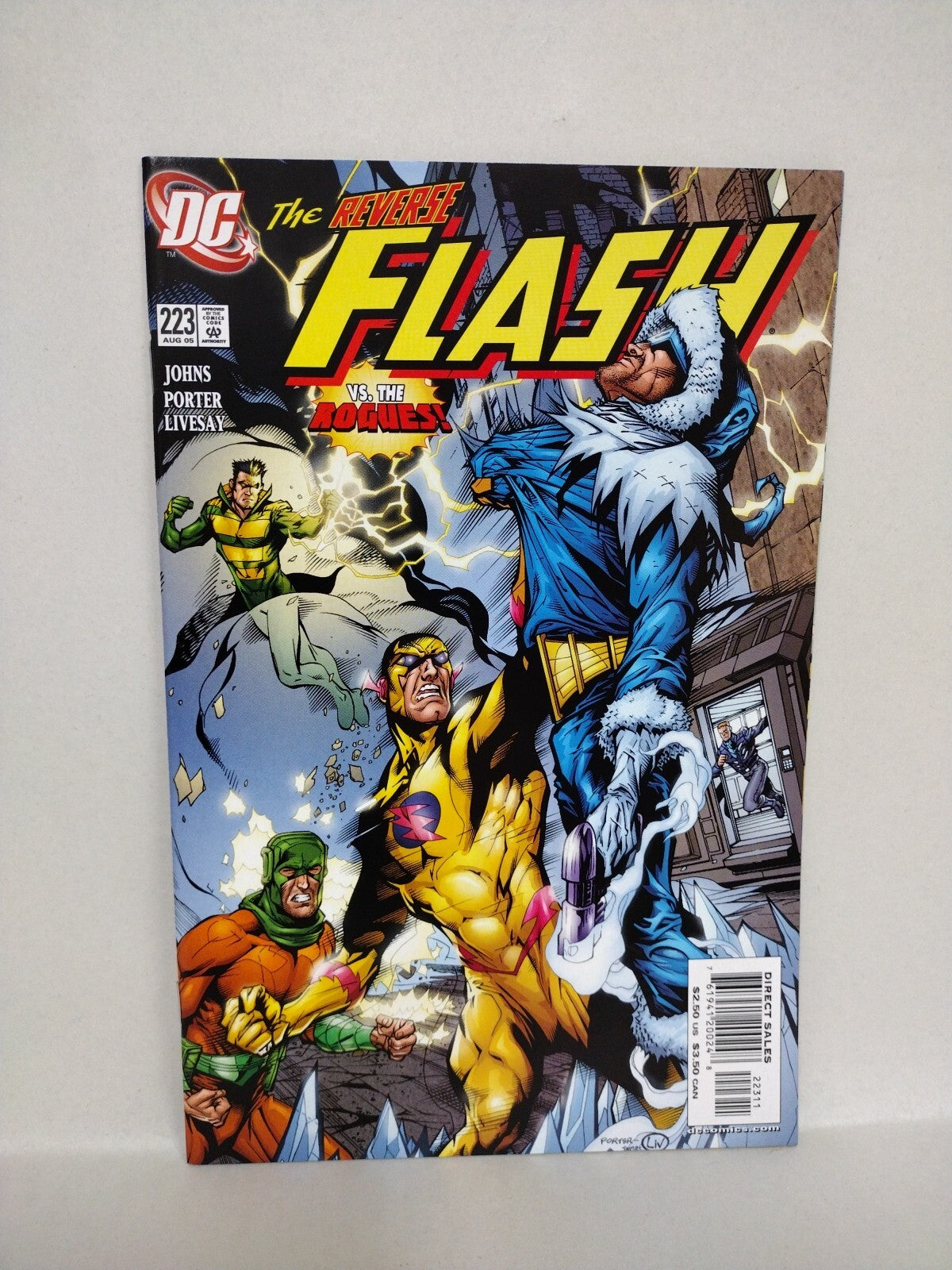 FLASH (2005) DC Comic Lot Set #223 224 225 226 227 228 Geoff Johns Reverse VF/NM