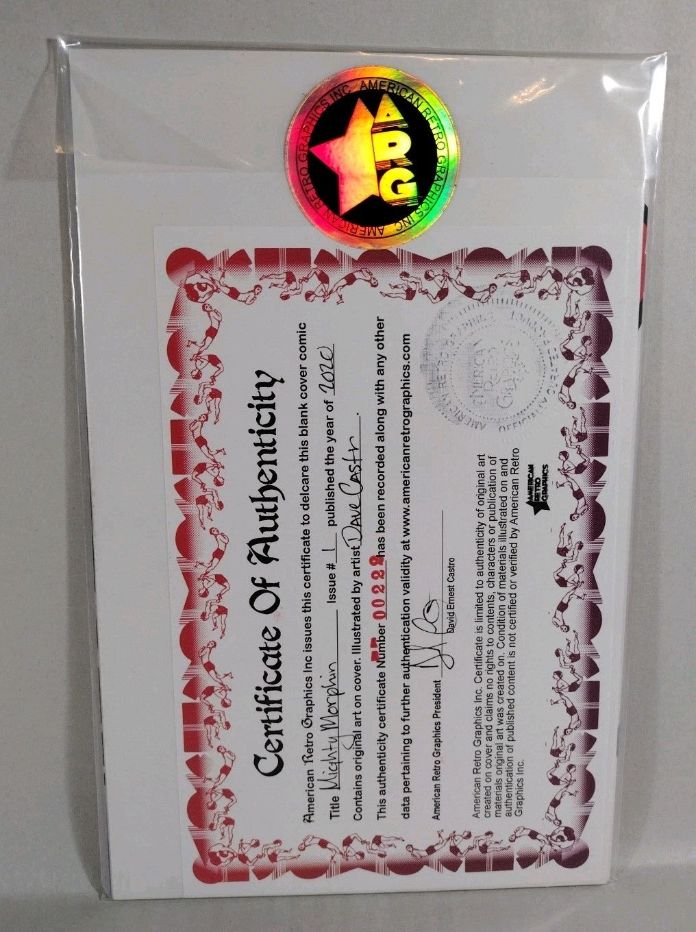 MIGHTY MORPHIN #1 (2020) Red Sketch Cover Variant Comic W DCastr Red Ranger Art