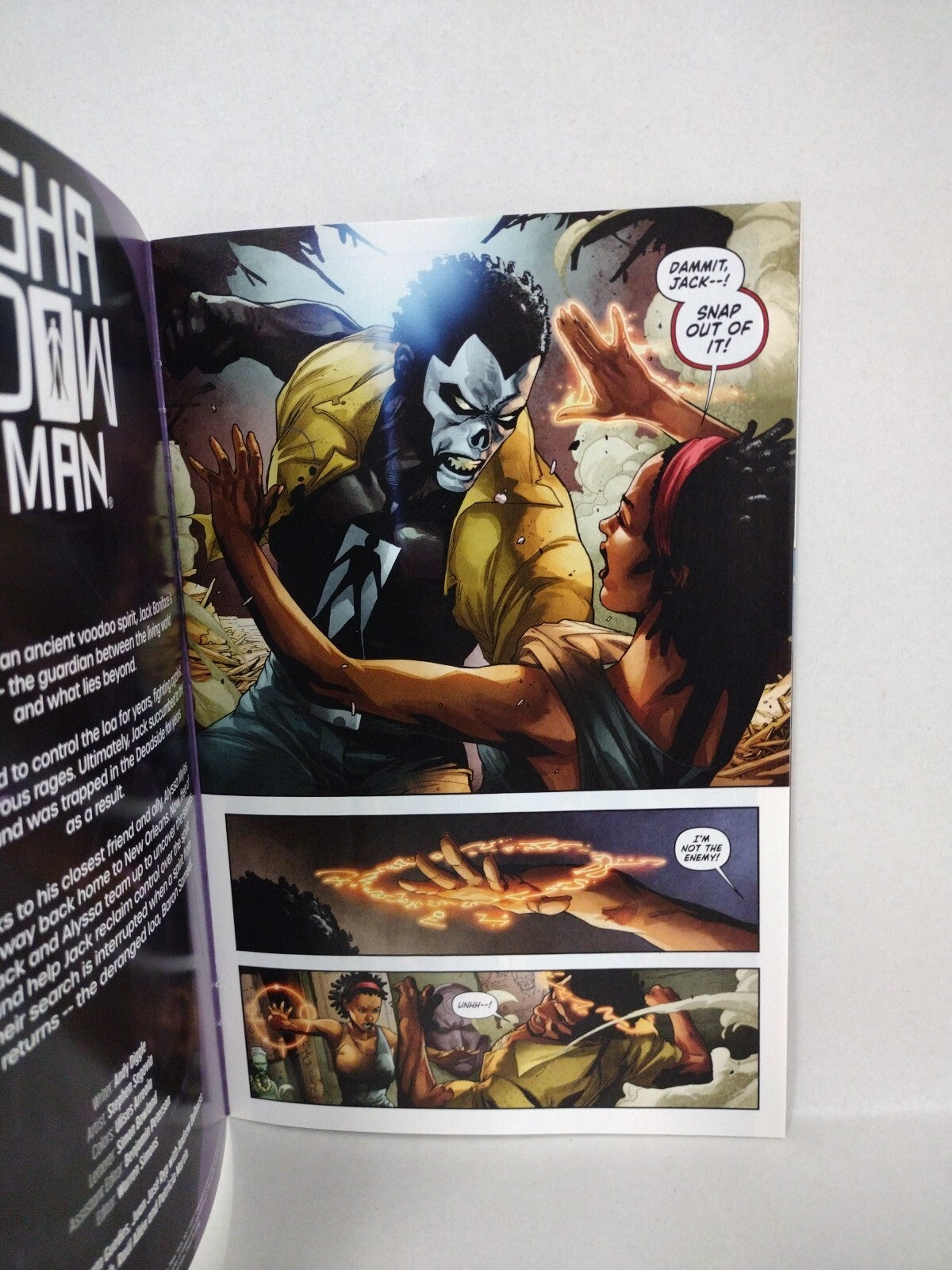 Shadowman #2 (2018) Valiant Comic Cover C Blank Variant Diggle Segovia NM
