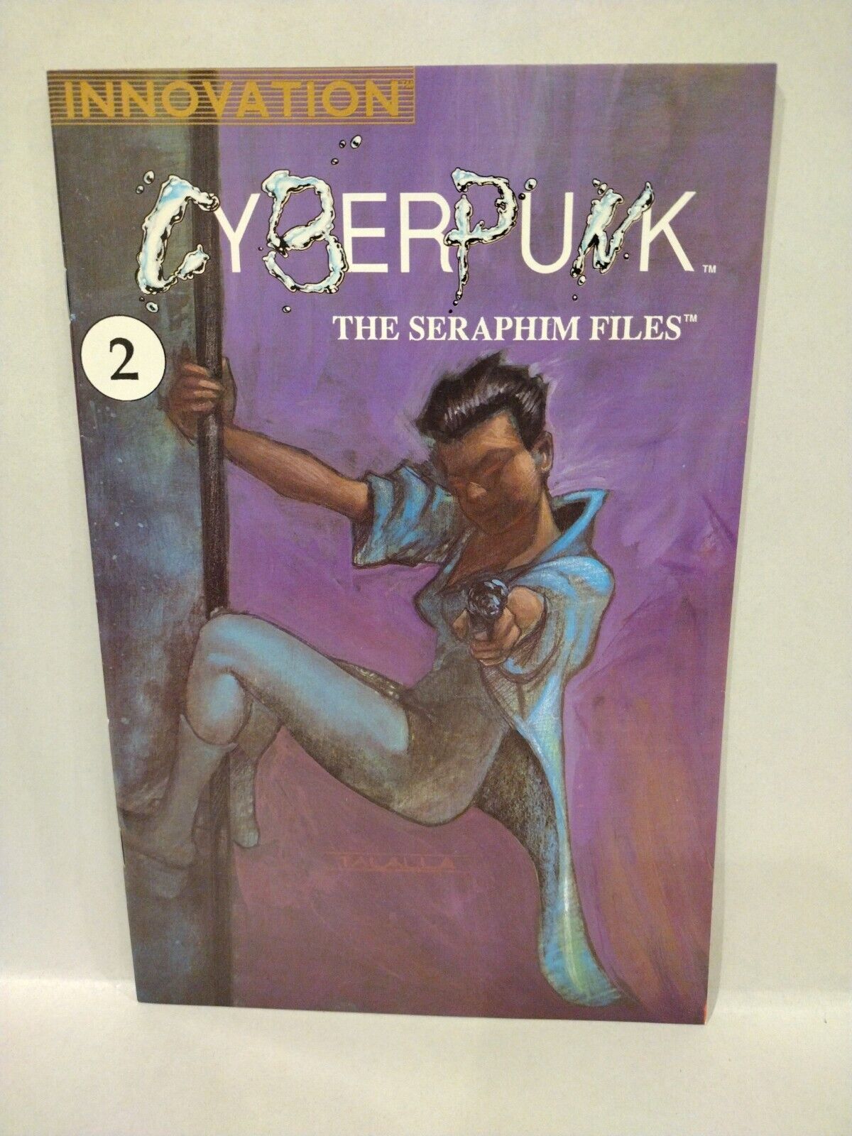 Cyberpunk The Seraphim Files (1990) Innovation Complete Comic Mini-series #1 2