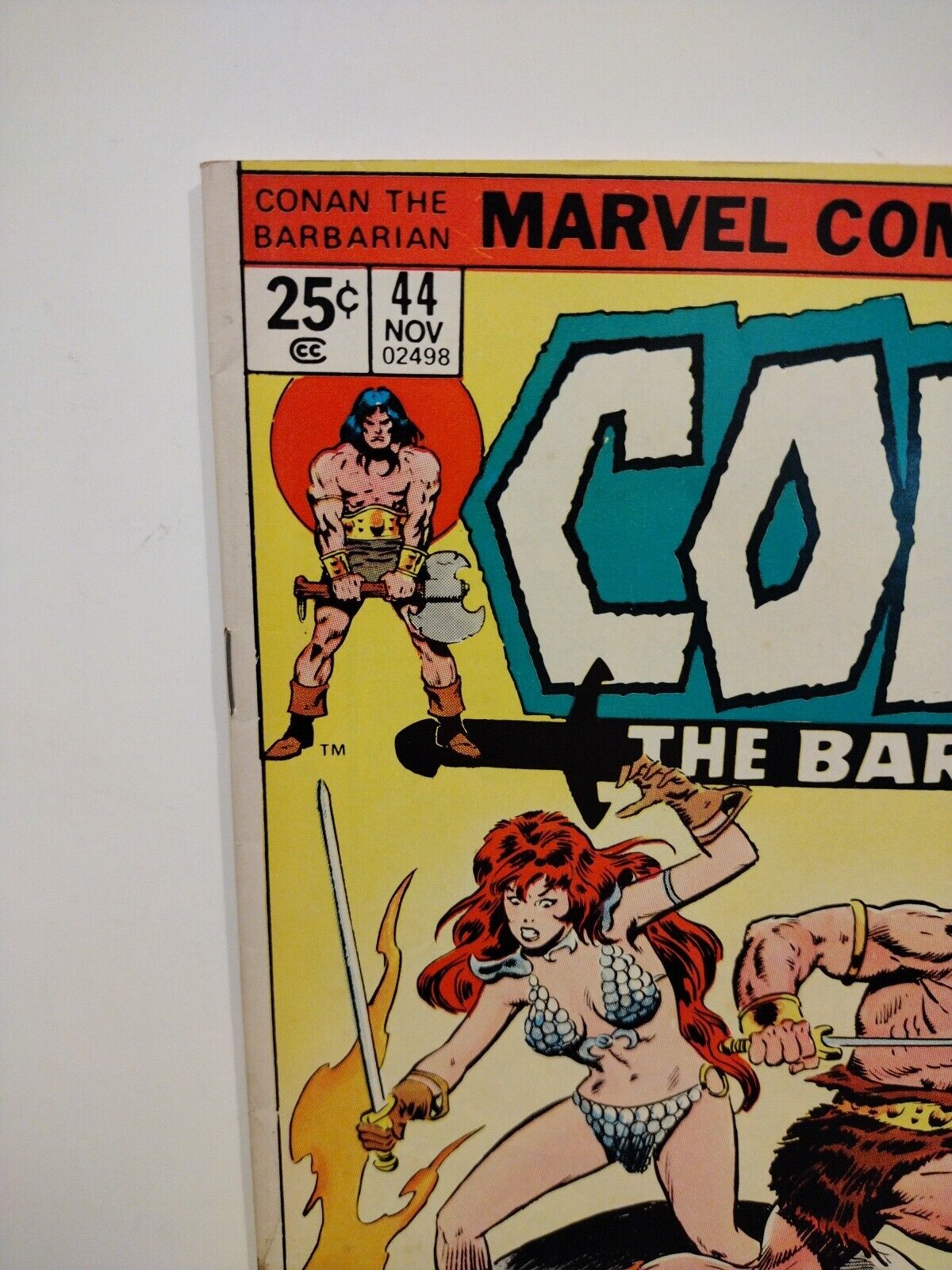 Conan #44 (1974) Bronze Age Marvel Roy Thomas John Buscema Red Sonja VF