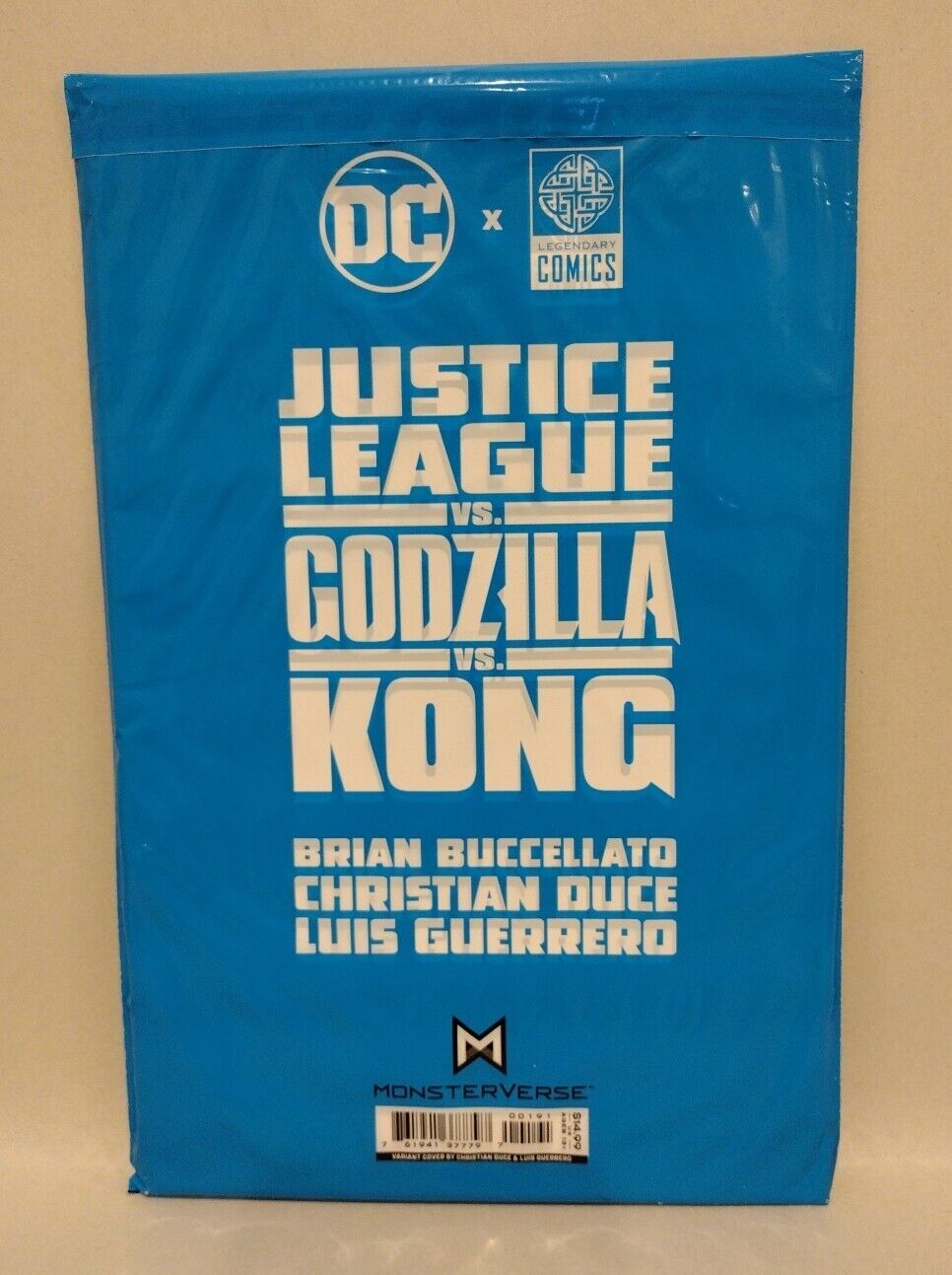 Justice League vs Godzilla vs Kong #1 (2023) DC Godzilla Battle Roar Sealed New