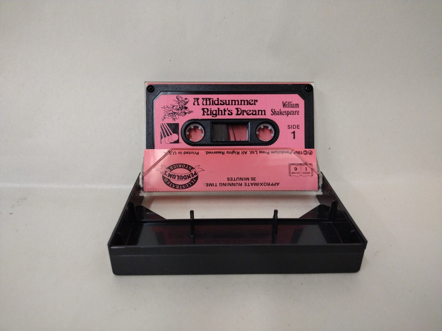 A Midsummer Night's Dream (1991) Pendulum Press Cassette W Booklet + Postcards