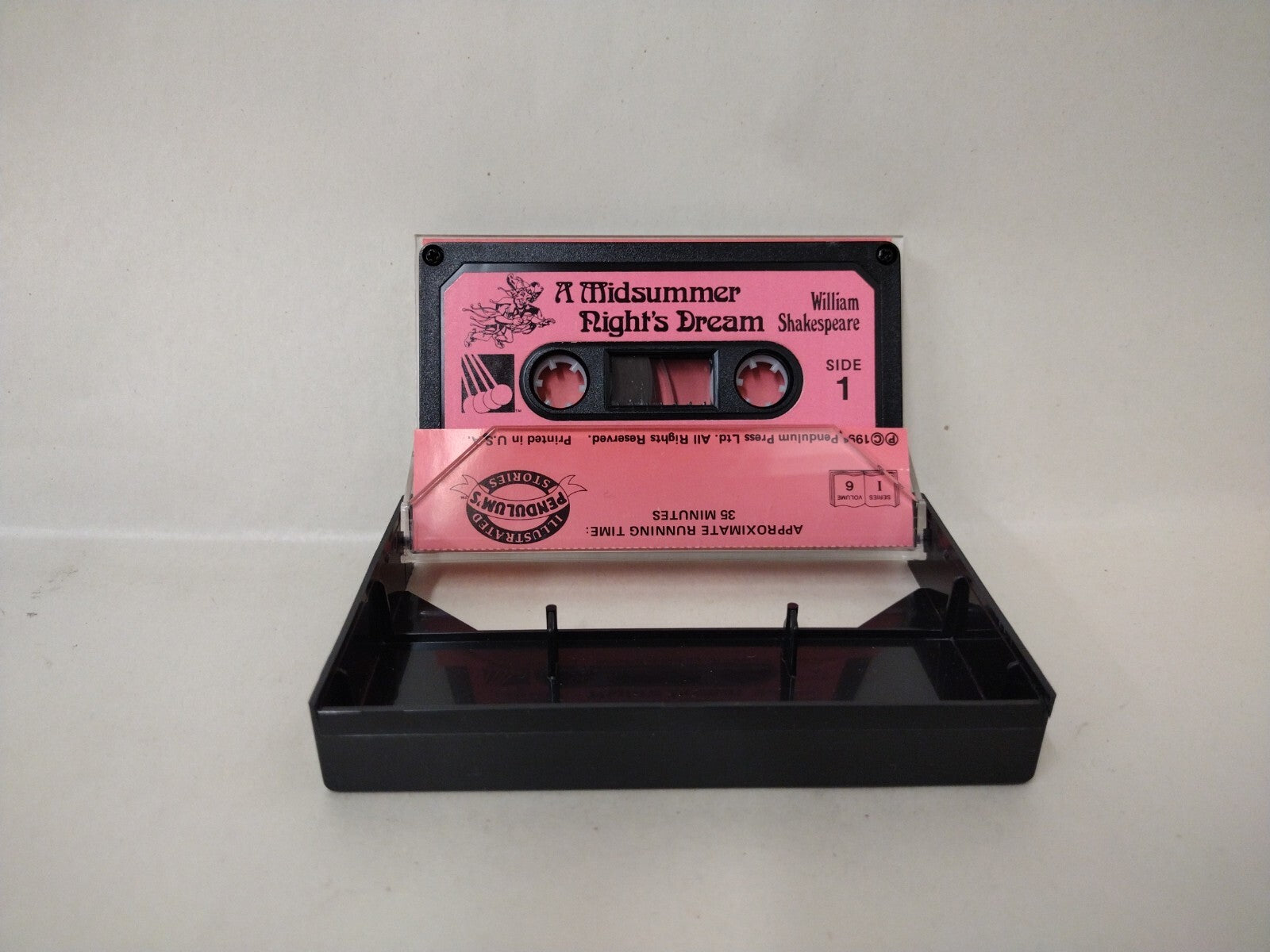 A Midsummer Night's Dream (1991) Pendulum Press Cassette W Booklet + Postcards