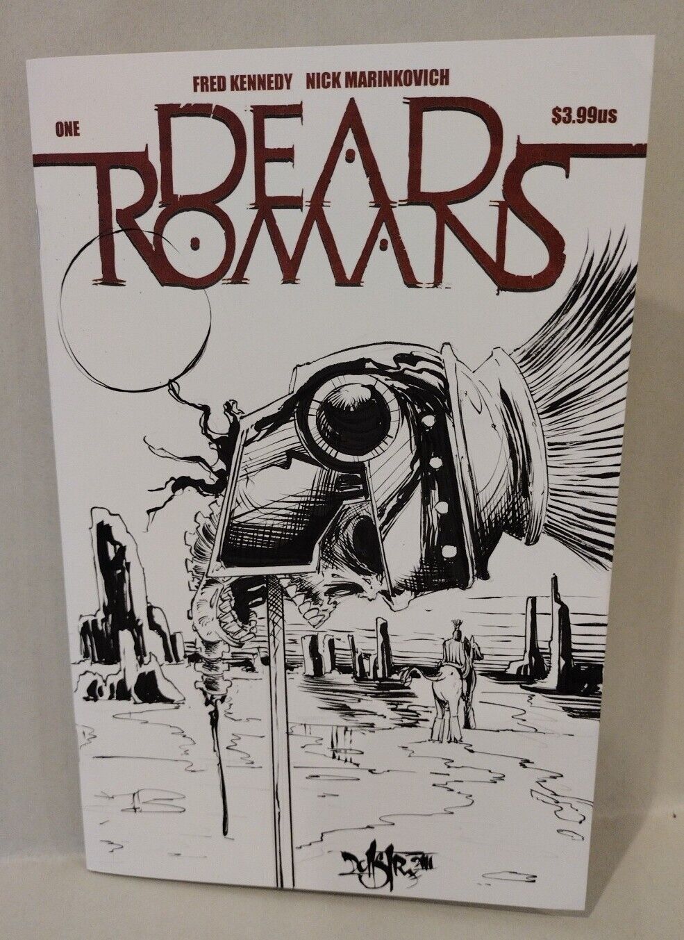 Dead Romans 1 (2023) Blank Cover Variant Image Comic w Original Dave Castr Art