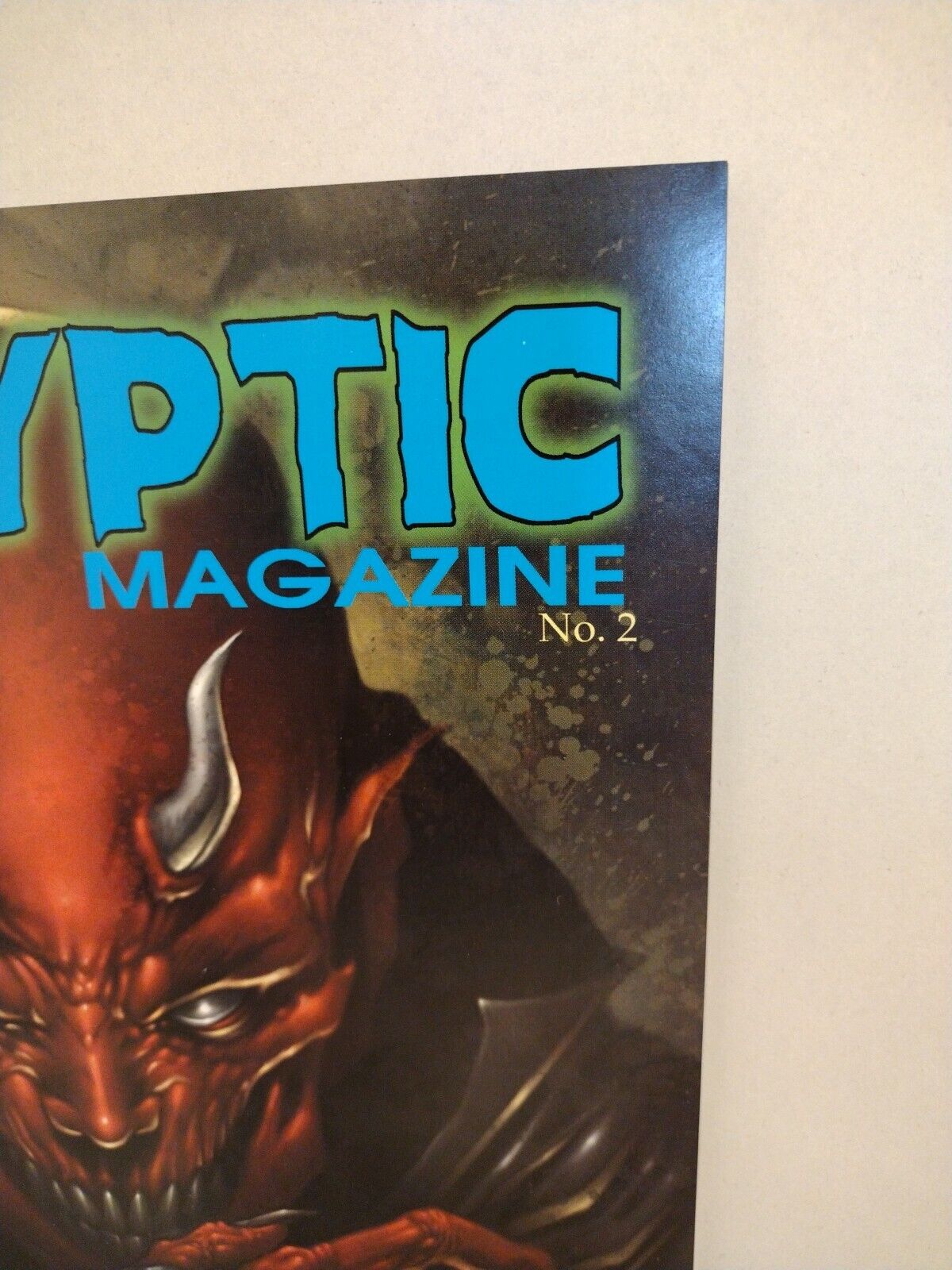 Cryptic Magazine #2 (2006) Dead Dog Slayer Sid Haig Signed Joe & Tim Vigil Cover