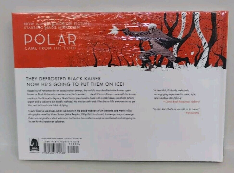 Polar Came From The Cold HardCover Victor Santos New Sealed Netflix Original 