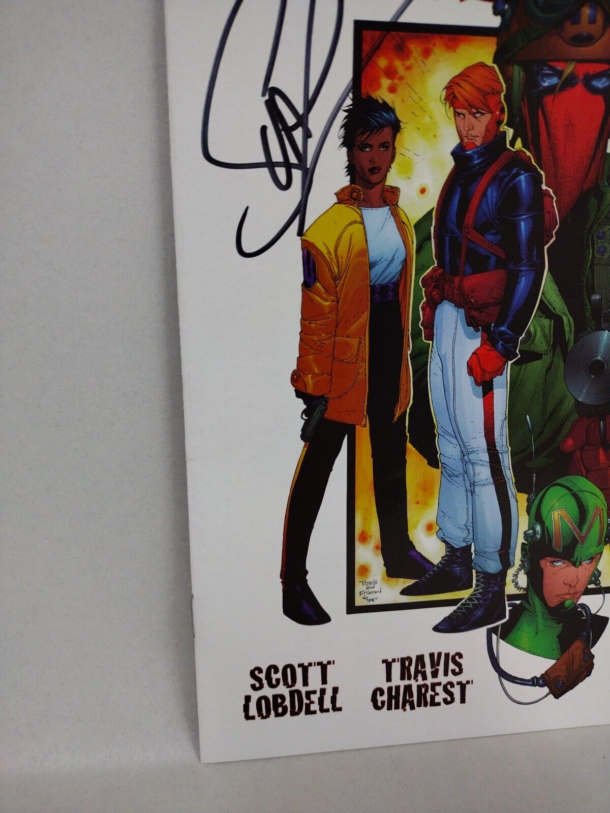 Danger Girl Wildcats SDCC 1998 Preview Signed Scott Lobdell Travis Charest