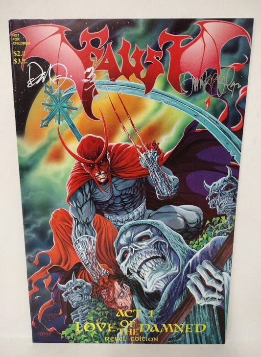 Faust Love Of The Damned Act 1 (1991) Rebel Studios First Print Signed #'d 3/69