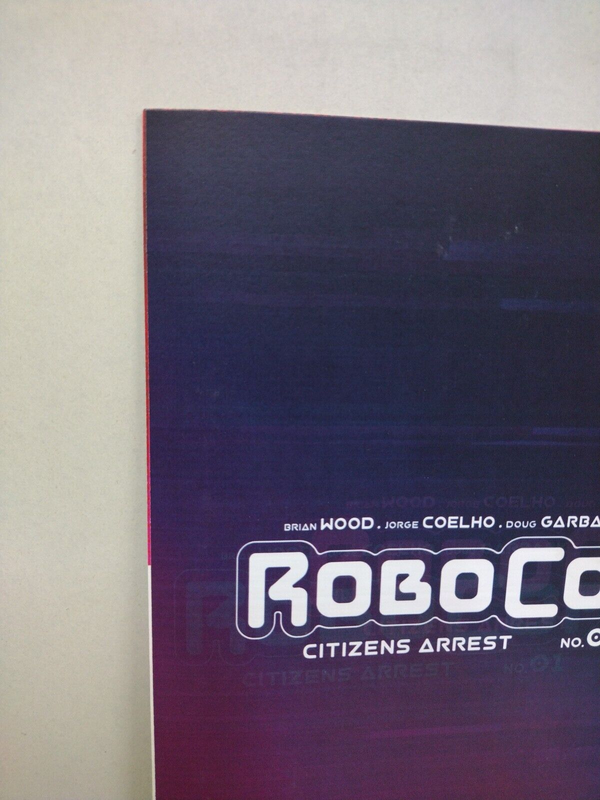 Robocop Citizens Arrest 1 (2018) Boom Studios Comic 1:15 Jim Towe Virgin Variant