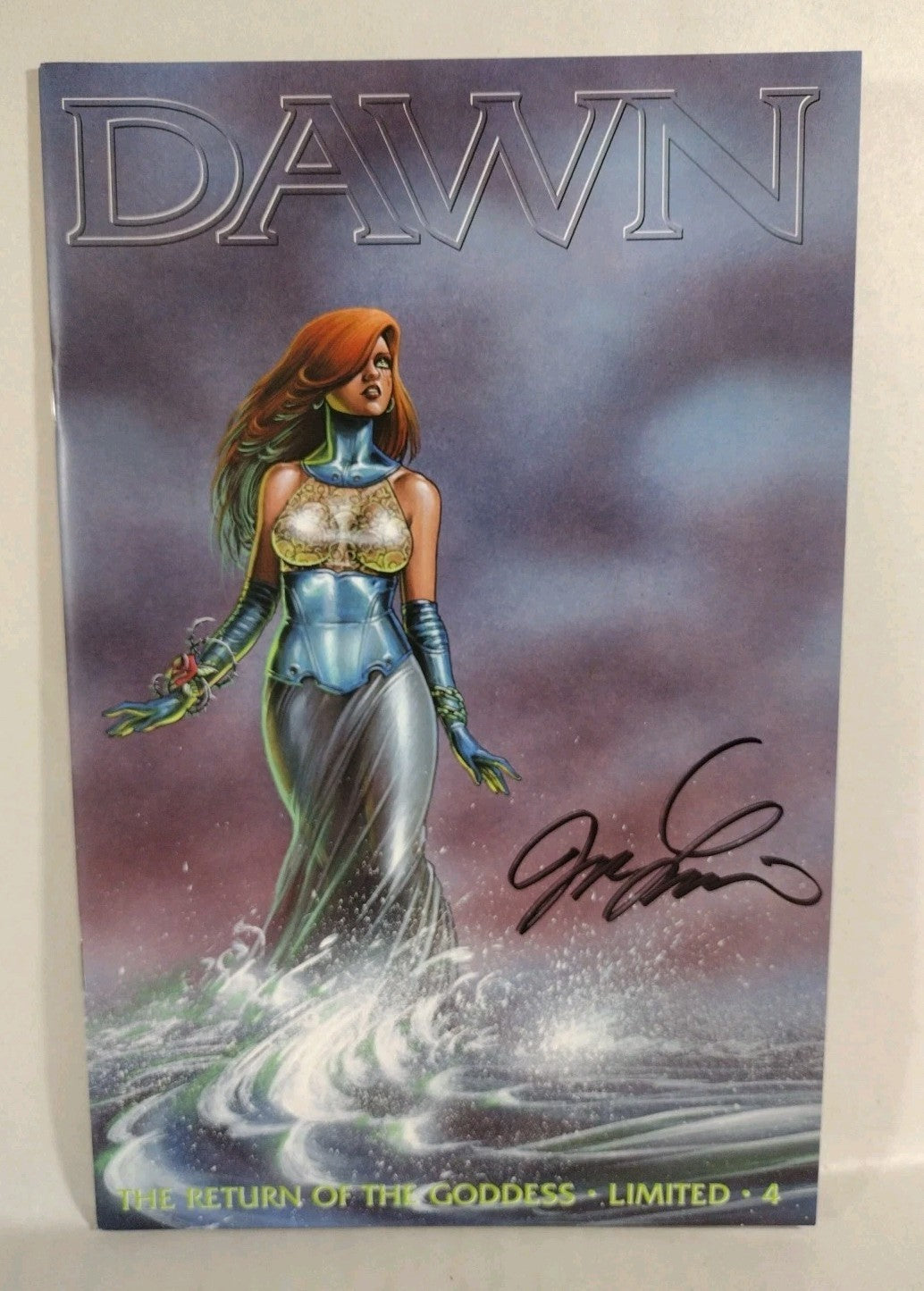 Dawn Return Of The Goddess Limited #4 Signed J M Linsner W COA #'d 729/3500 NM