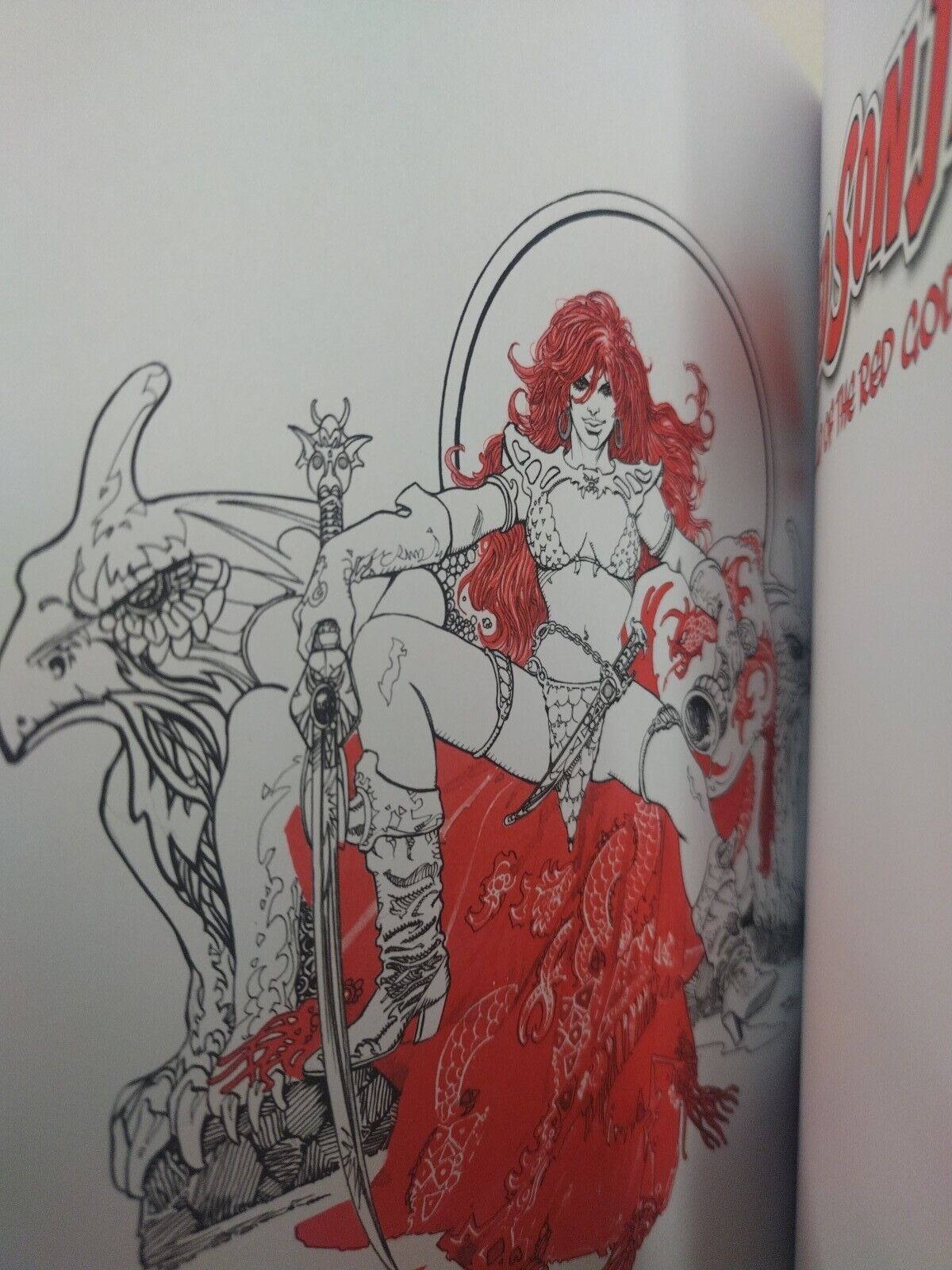 RED SONJA: BALLAD OF THE RED GODDESS HC Dynamite Comics Estabna Maroto New