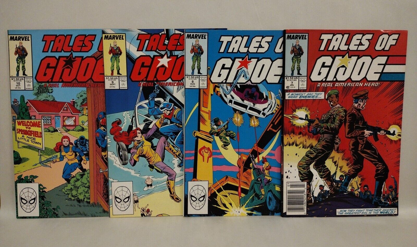 Tales Of The GI Joe (1988) Marvel Comic Lot Set #7 8 9 10 Scarlett Cobra