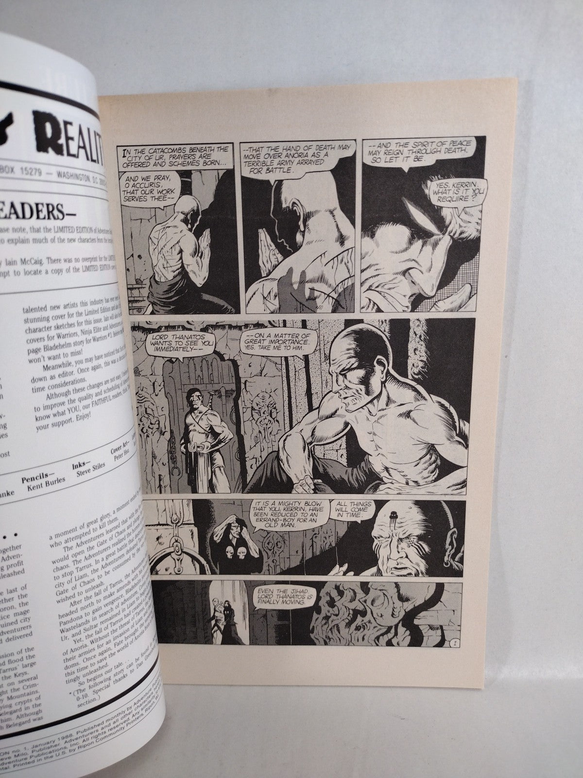 Adventurers Book II (1987) Adventure Publications Comic Lot #0 1 1 2 3 4 FN-VF