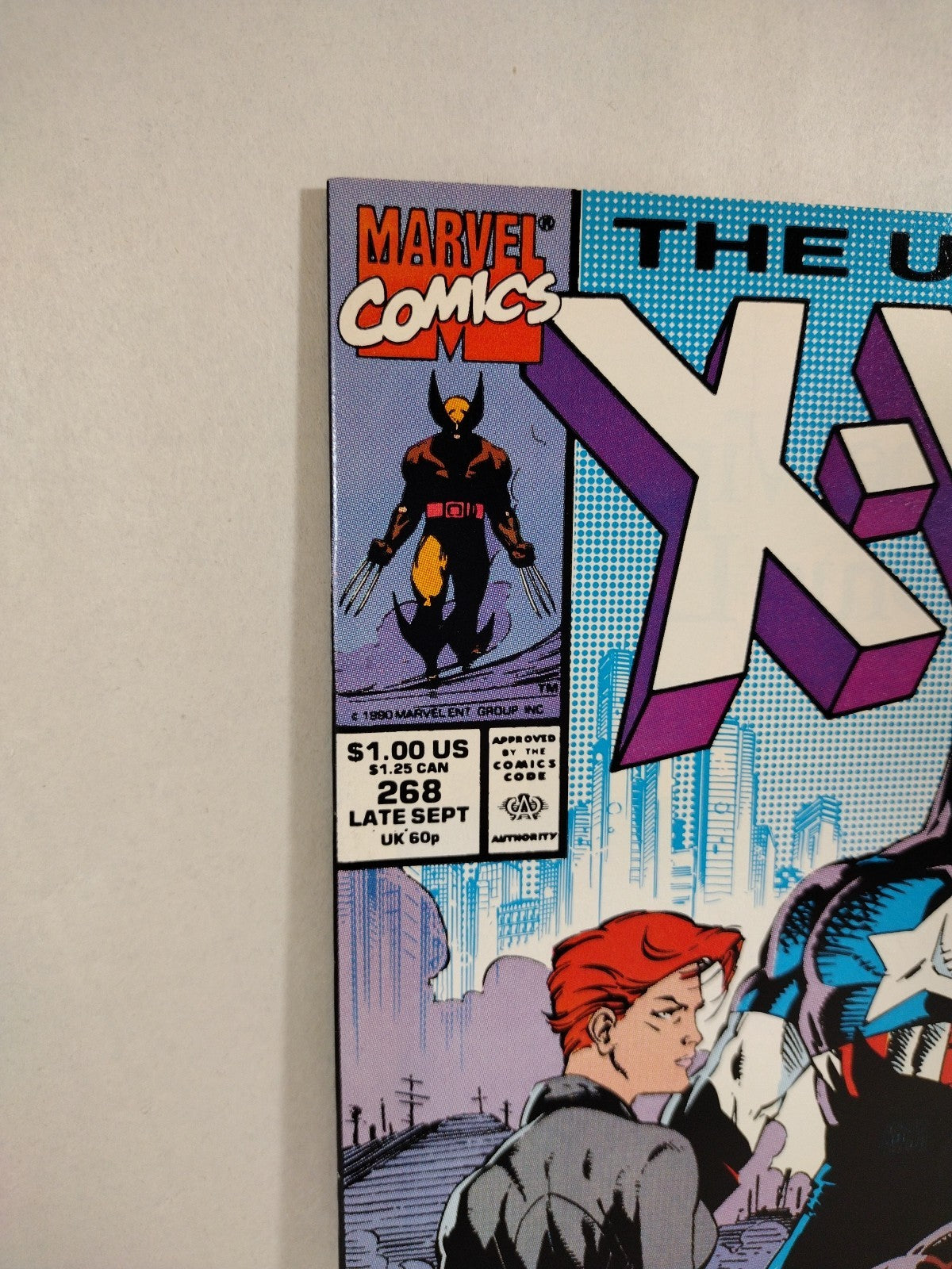 Uncanny X-Men #268 (1990) Marvel Comic Jim Lee Cover VF-NM