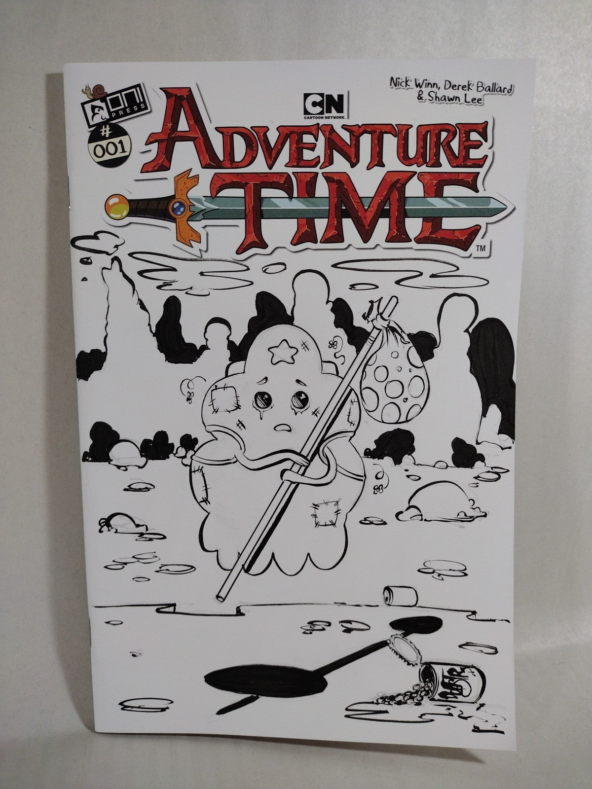Adventure Time #1 (2025) Oni Press Sketch Cover Comic W Original Dave Castr Art